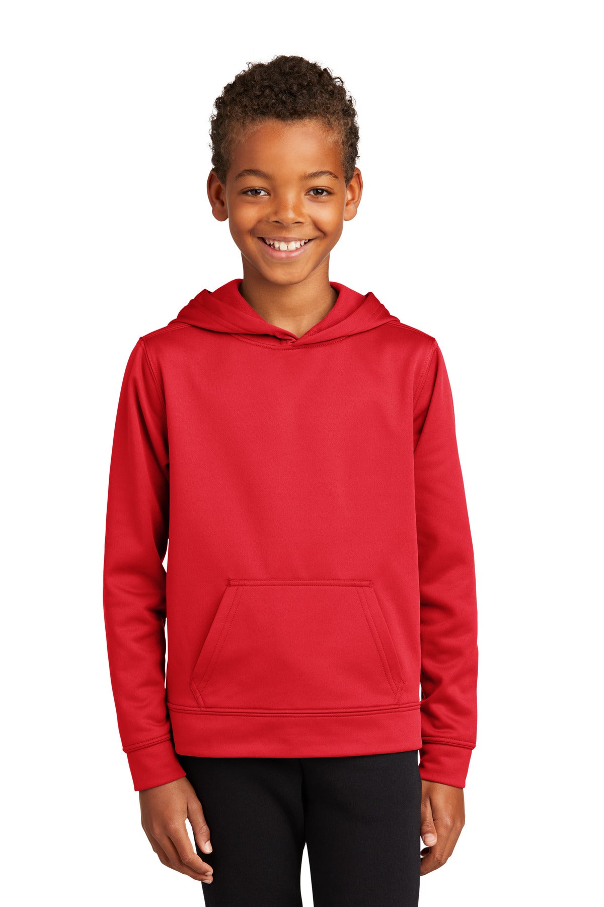 Port & Coâ„¢ Youth Performance Fleece Pullover Hooded Sweatshirt. PC590YH