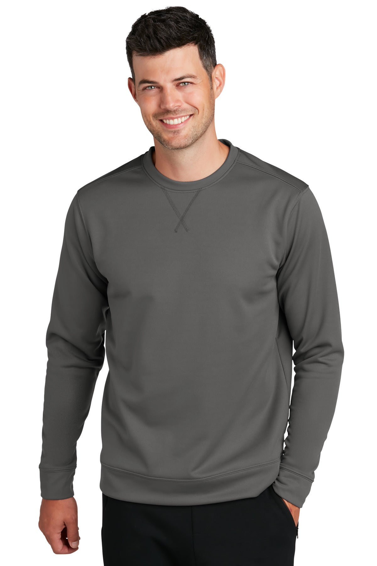 Port & Coâ„¢ Performance Fleece Crewneck Sweatshirt. PC590