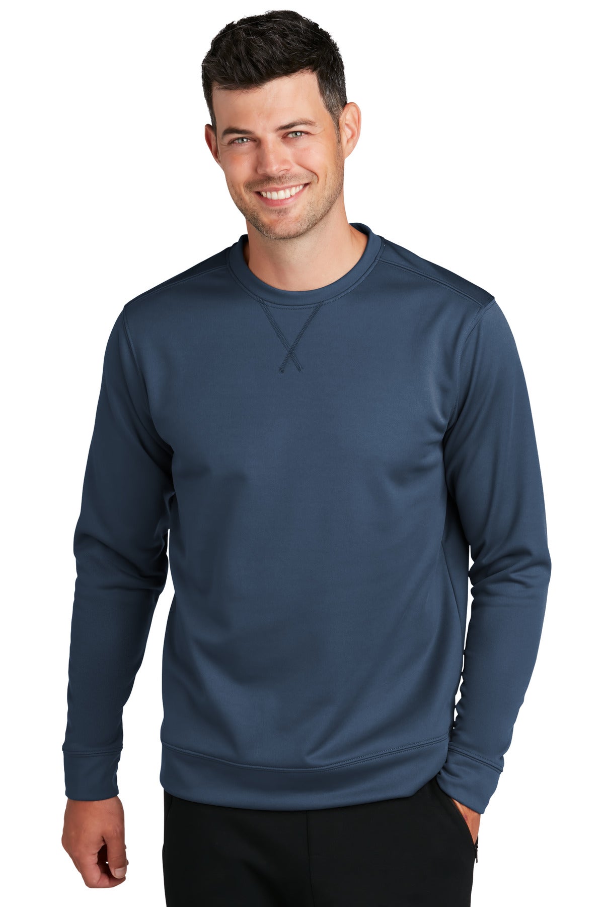 Port & Coâ„¢ Performance Fleece Crewneck Sweatshirt. PC590