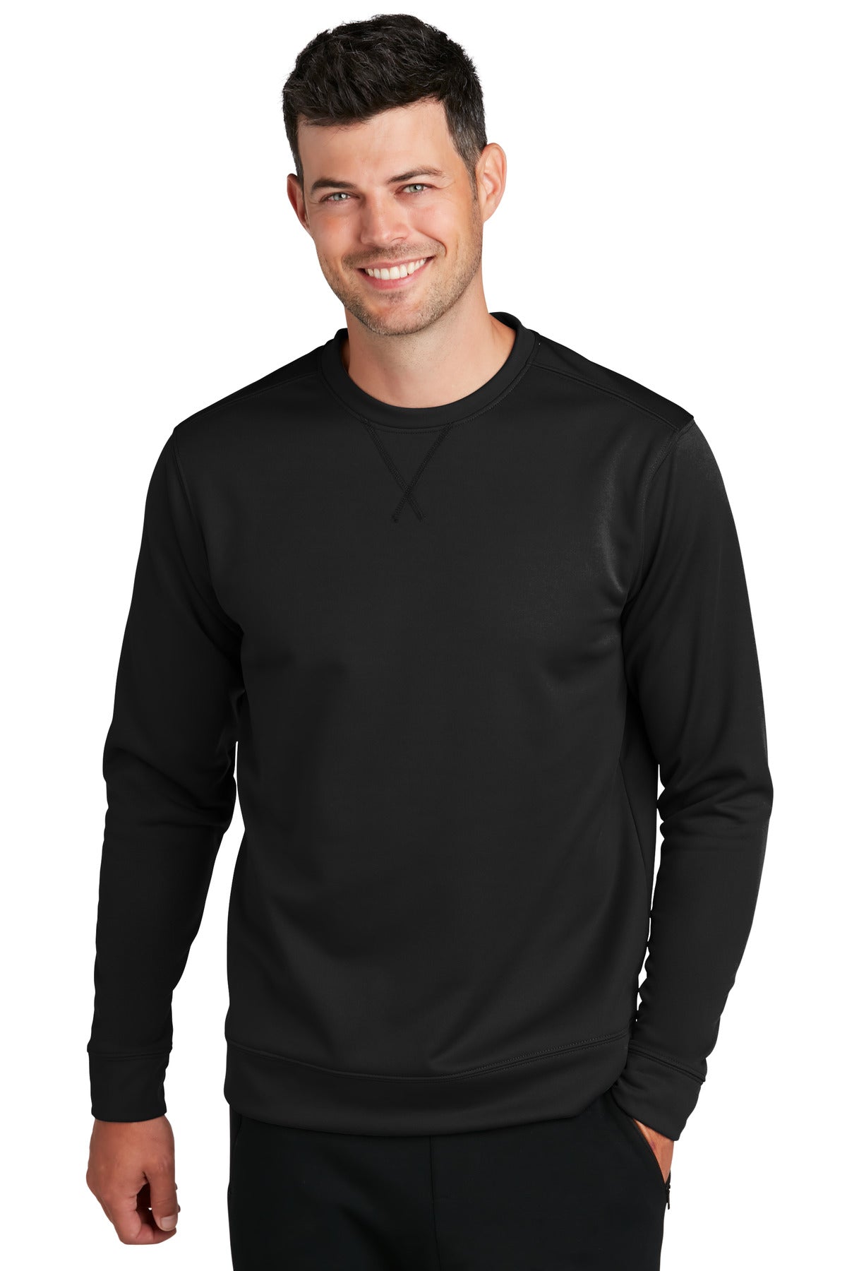 Port & Coâ„¢ Performance Fleece Crewneck Sweatshirt. PC590