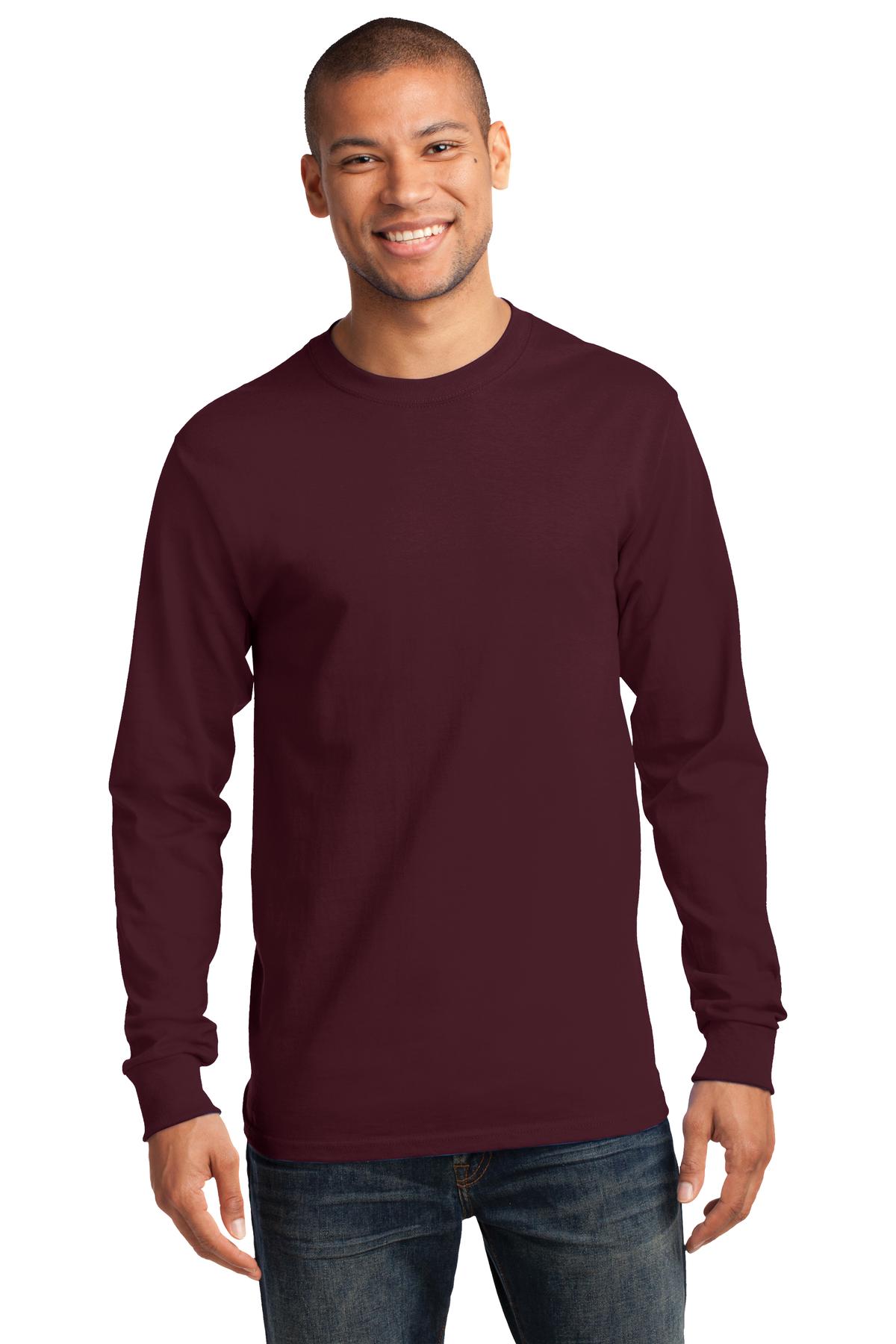 Port & Coâ„¢ Tall Long Sleeve Essential Tee. PC61LST