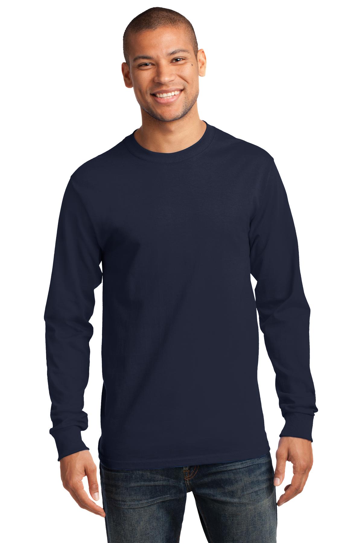 Port & Coâ„¢ Tall Long Sleeve Essential Tee. PC61LST