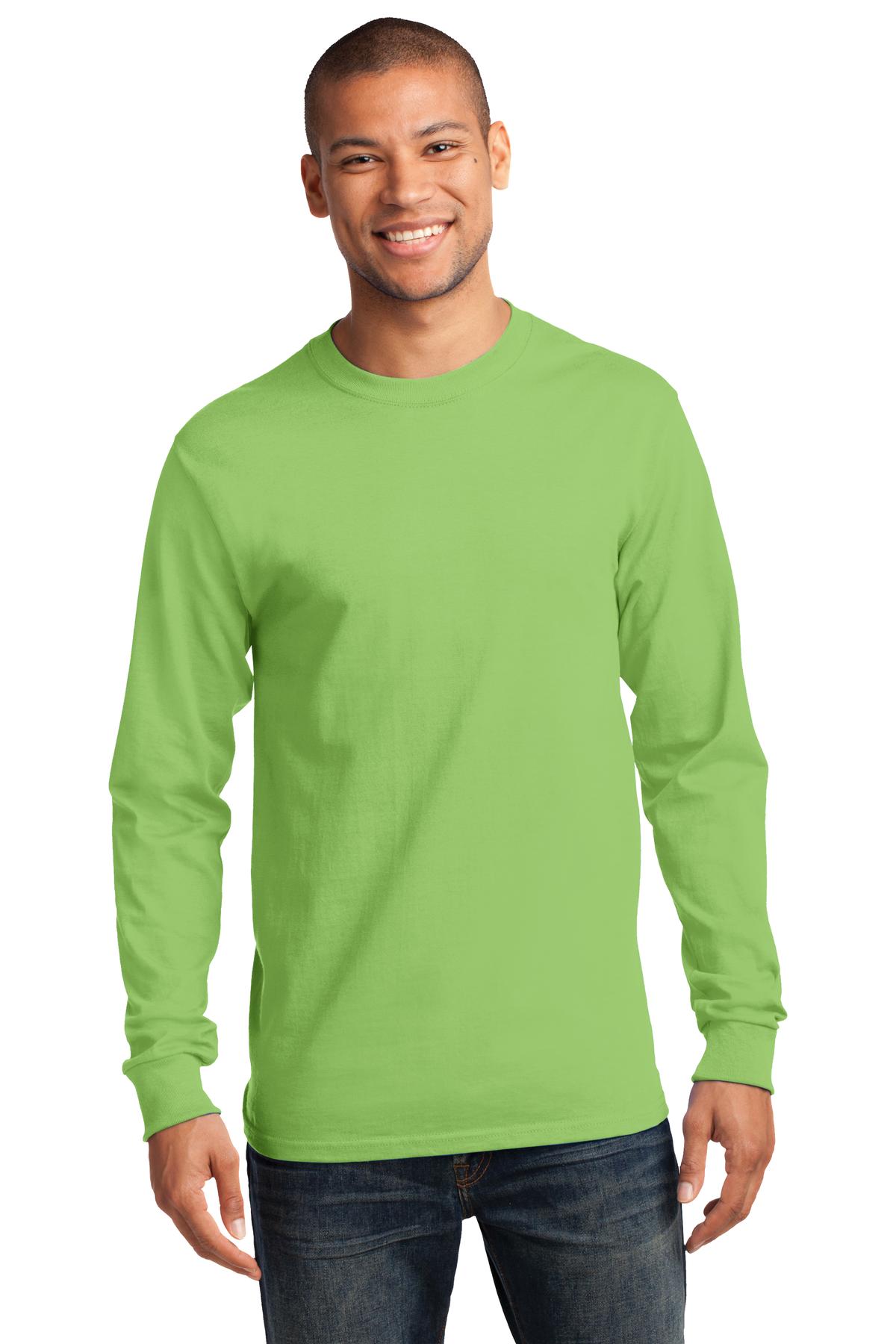 Port & Coâ„¢ Tall Long Sleeve Essential Tee. PC61LST