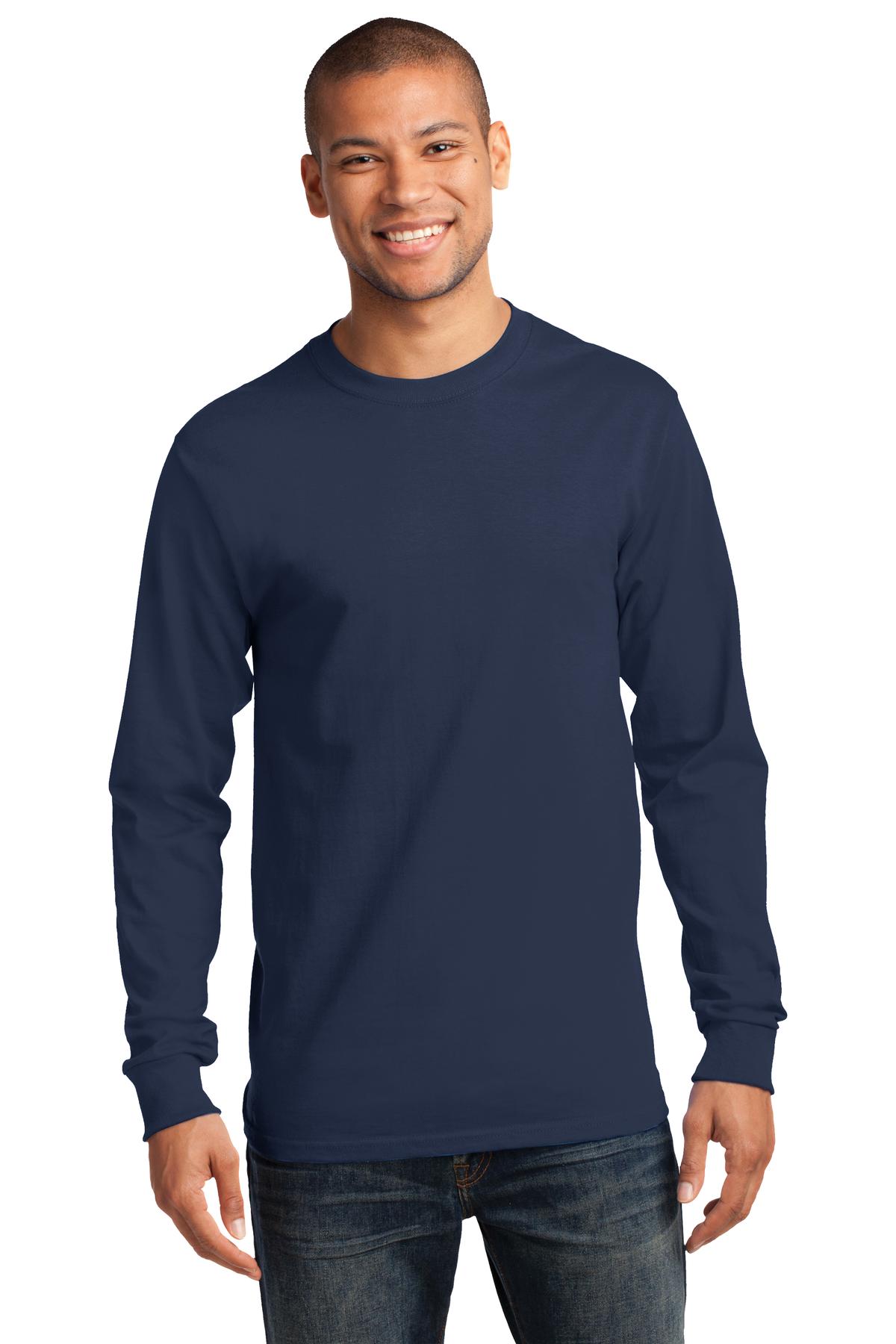 Port & Coâ„¢ Tall Long Sleeve Essential Tee. PC61LST