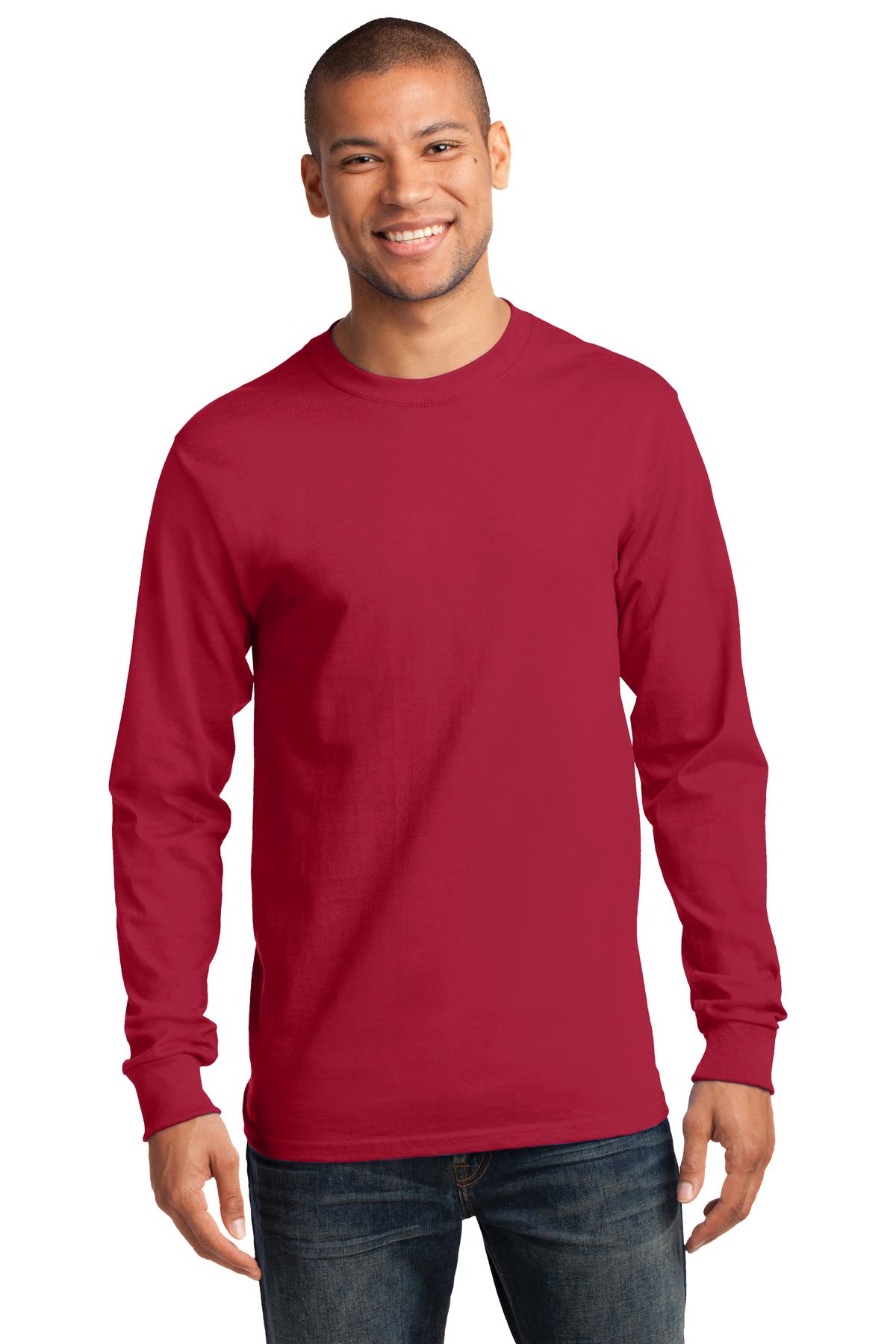 Port & Coâ„¢ Tall Long Sleeve Essential Tee. PC61LST