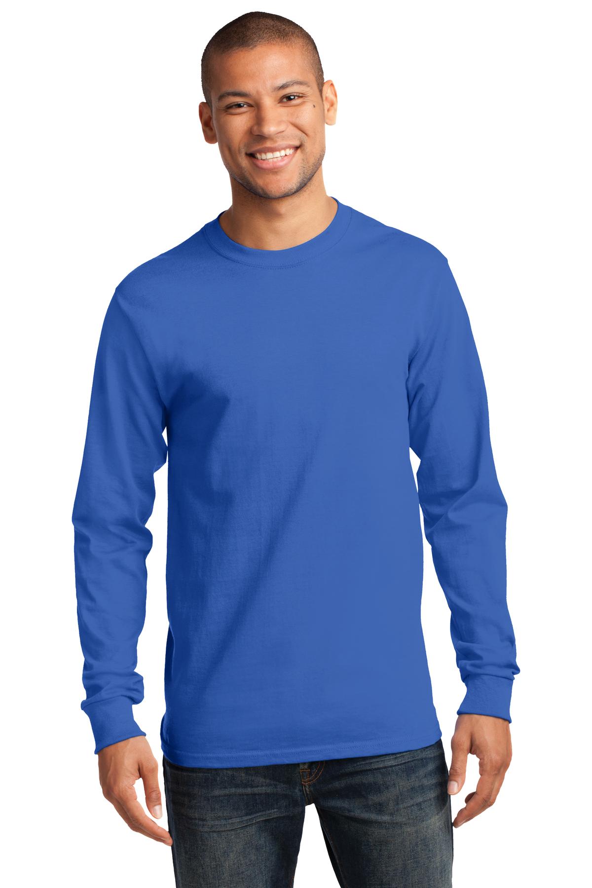 Port & Coâ„¢ Tall Long Sleeve Essential Tee. PC61LST