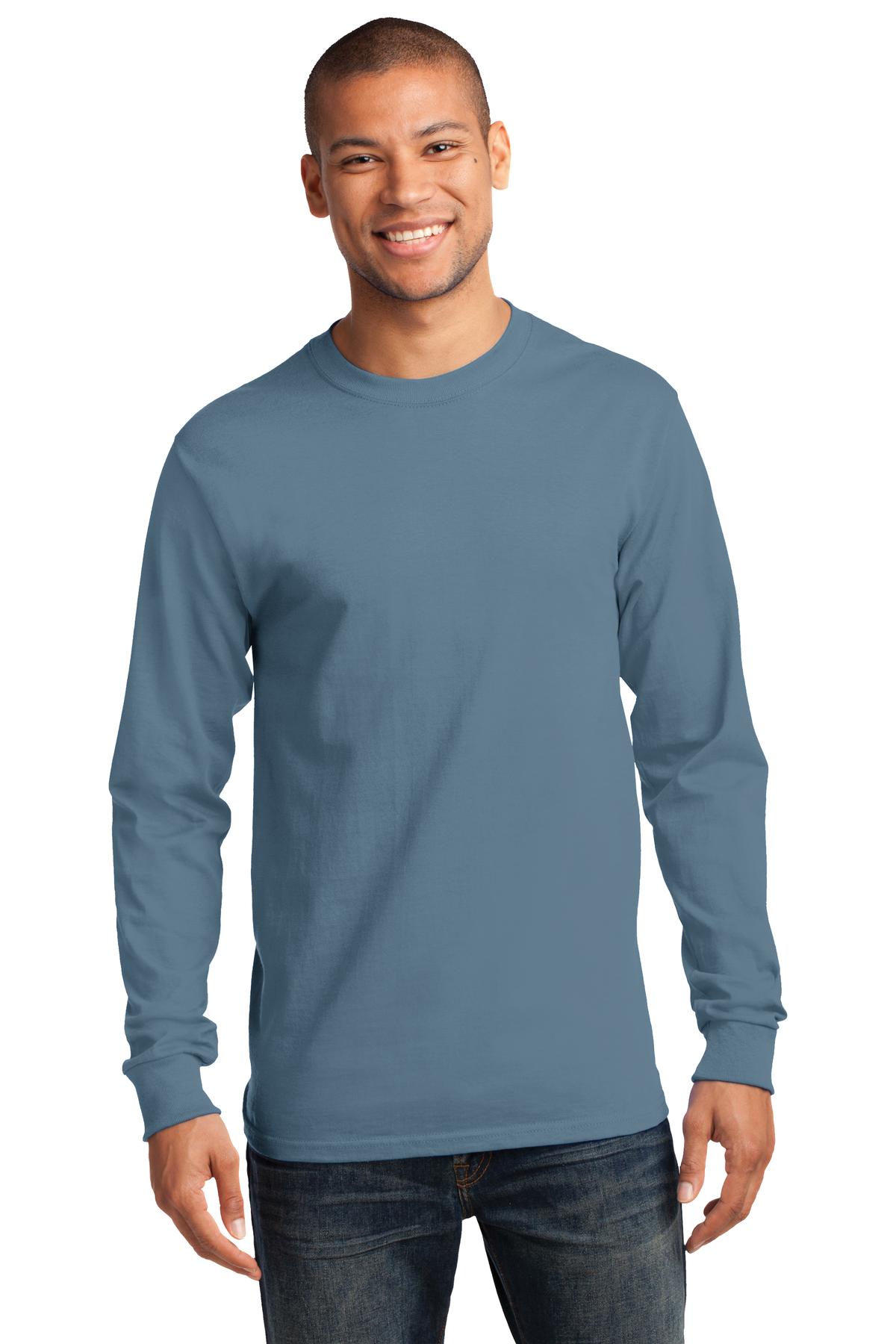 Port & Coâ„¢ Tall Long Sleeve Essential Tee. PC61LST