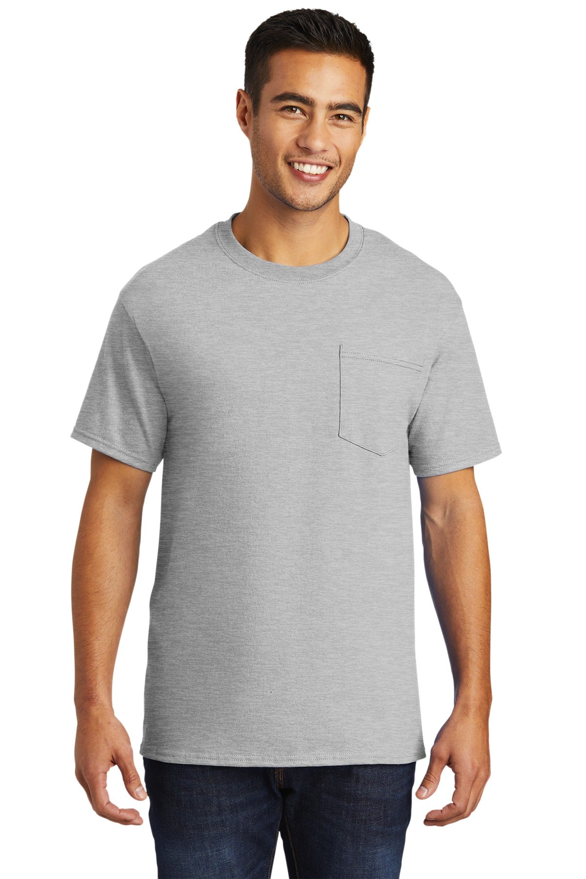 Port & Coâ„¢ Tall Essential Pocket Tee. PC61PT