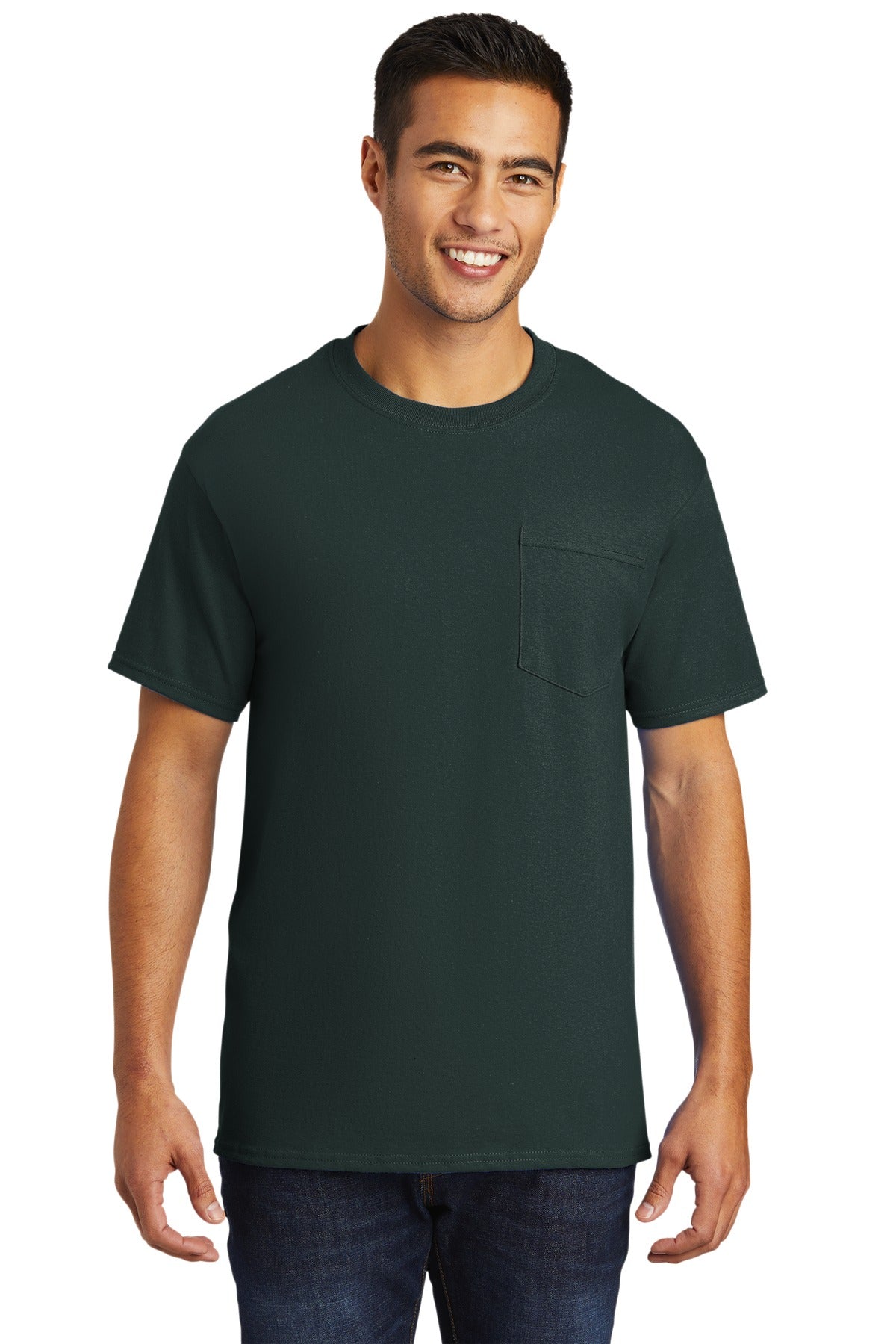 Port & Coâ„¢ Tall Essential Pocket Tee. PC61PT