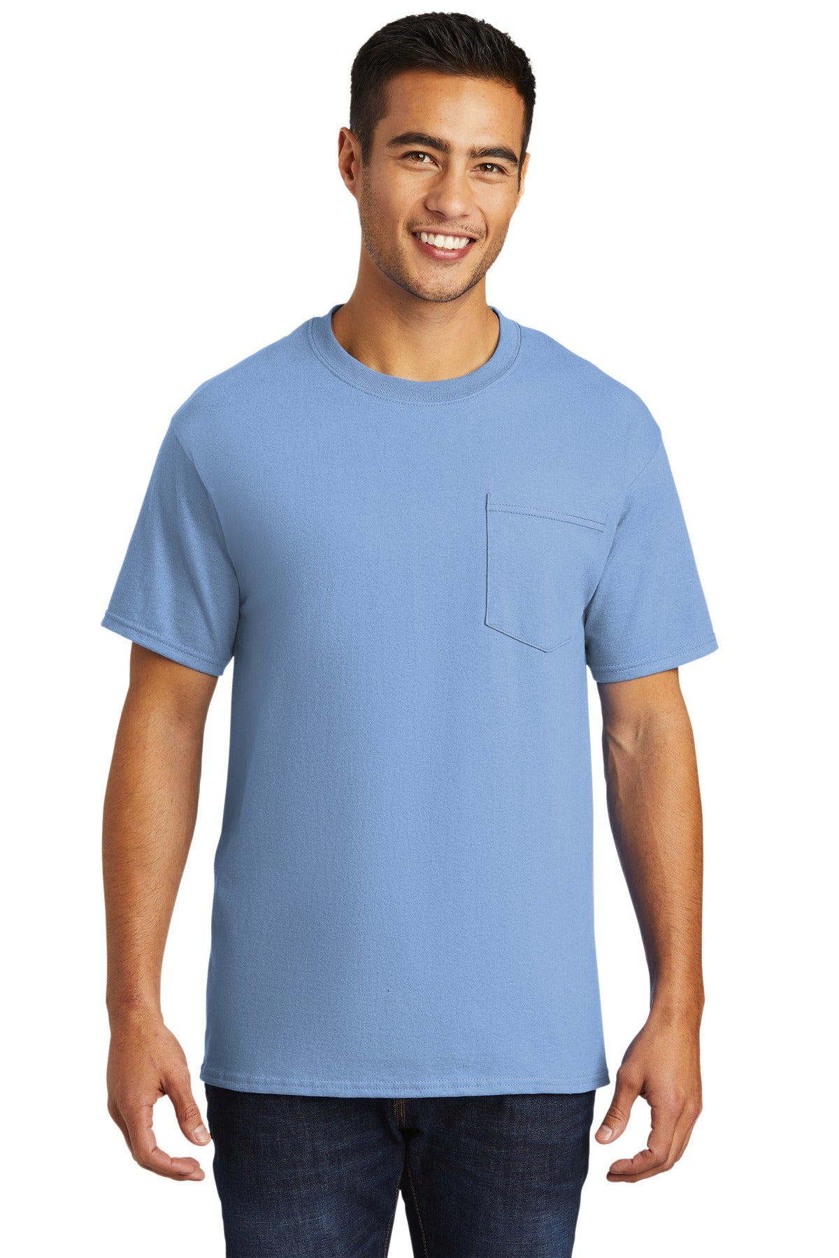 Port & Coâ„¢ Tall Essential Pocket Tee. PC61PT