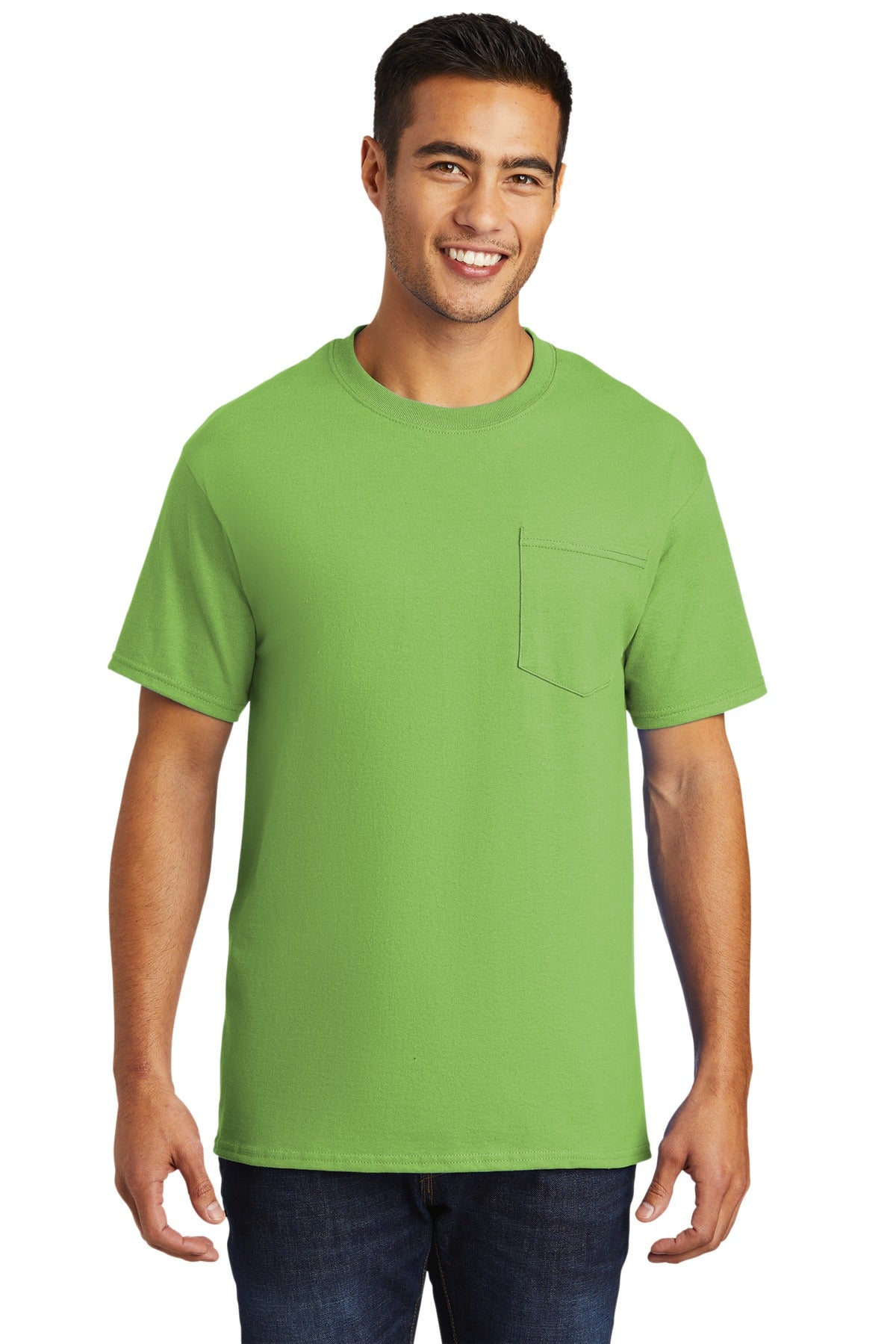 Port & Coâ„¢ Tall Essential Pocket Tee. PC61PT