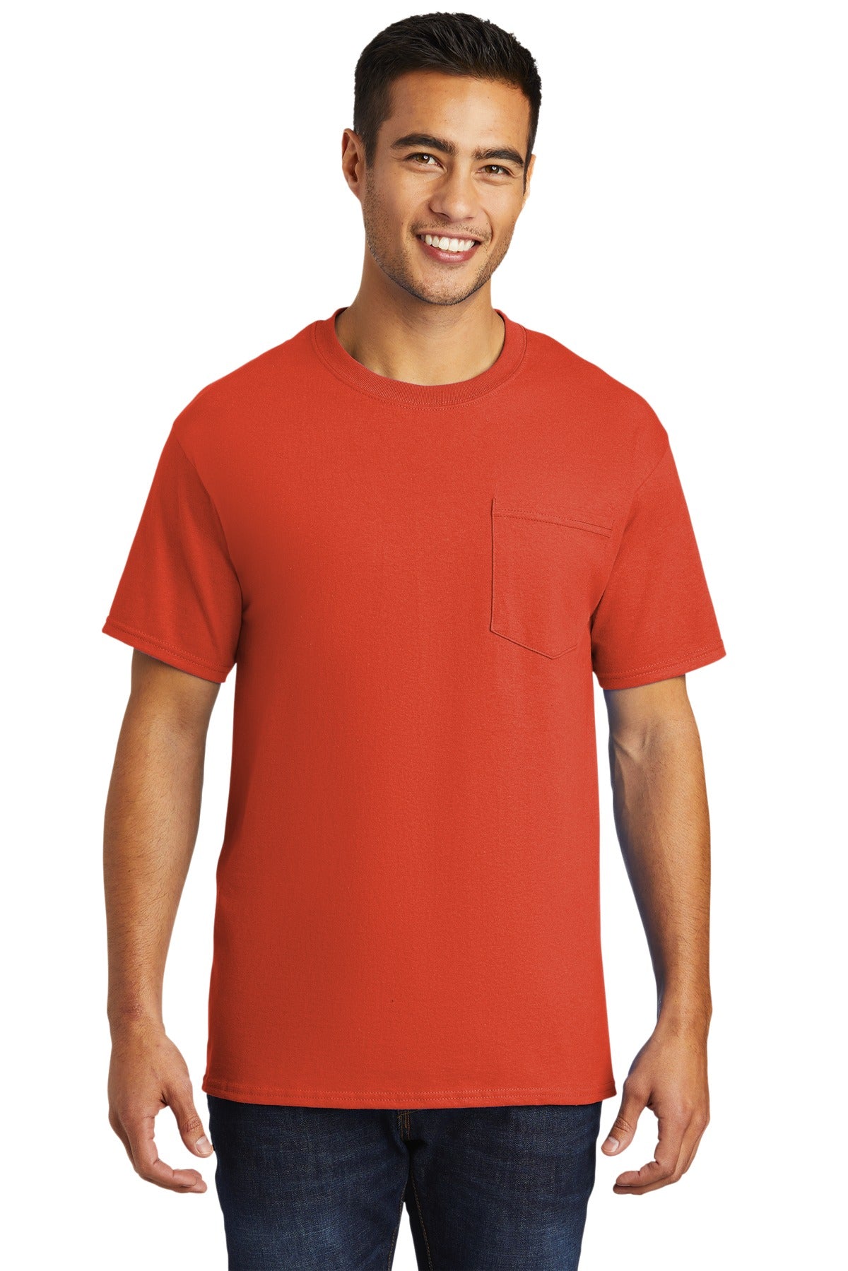 Port & Coâ„¢ Tall Essential Pocket Tee. PC61PT