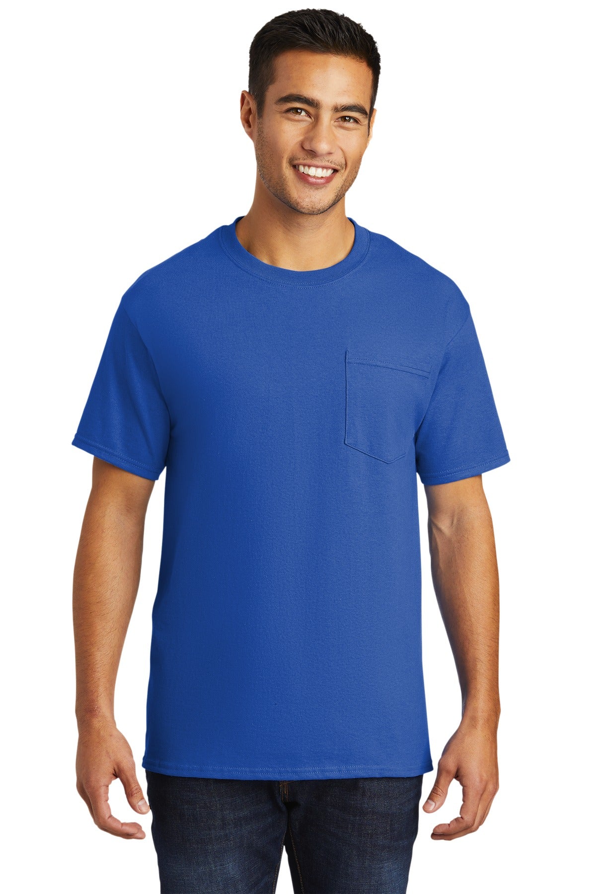 Port & Coâ„¢ Tall Essential Pocket Tee. PC61PT