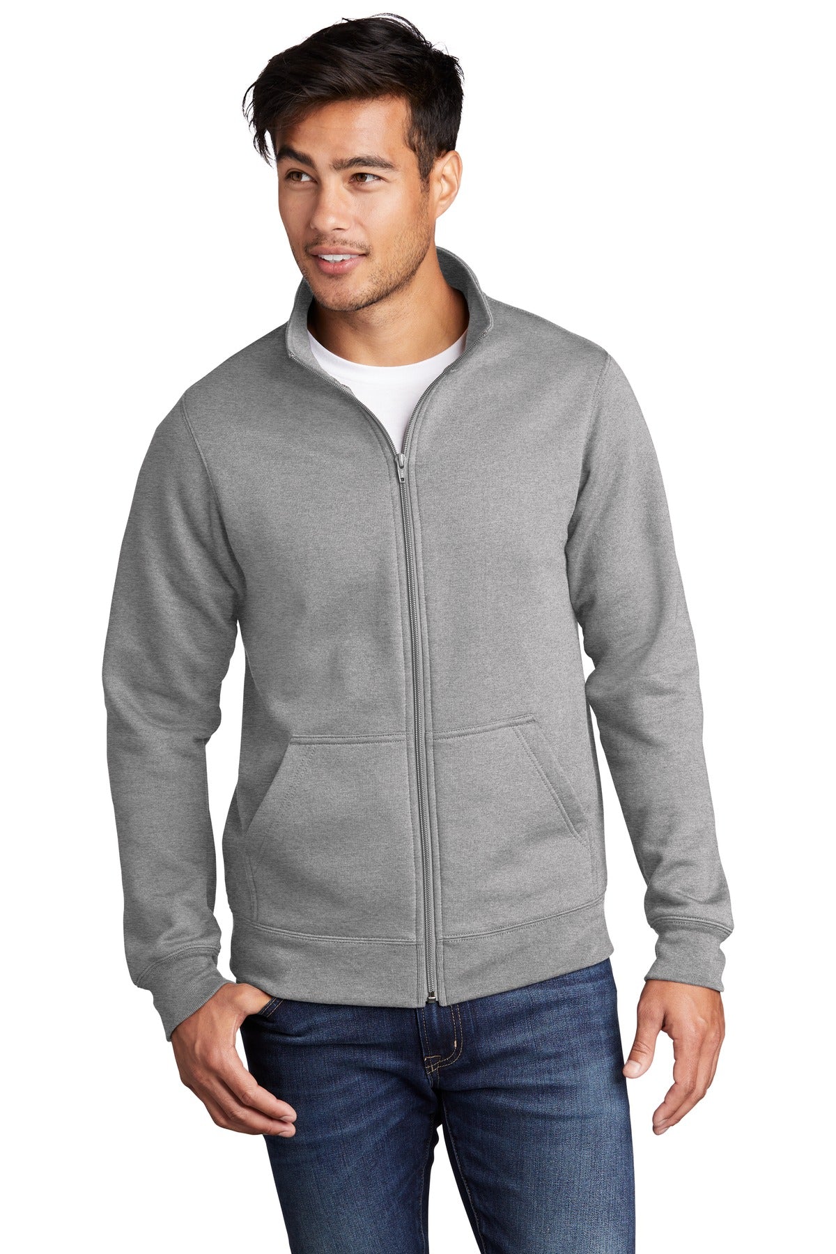 Port & Coâ„¢ Core Fleece Cadet Full-Zip Sweatshirt PC78FZ