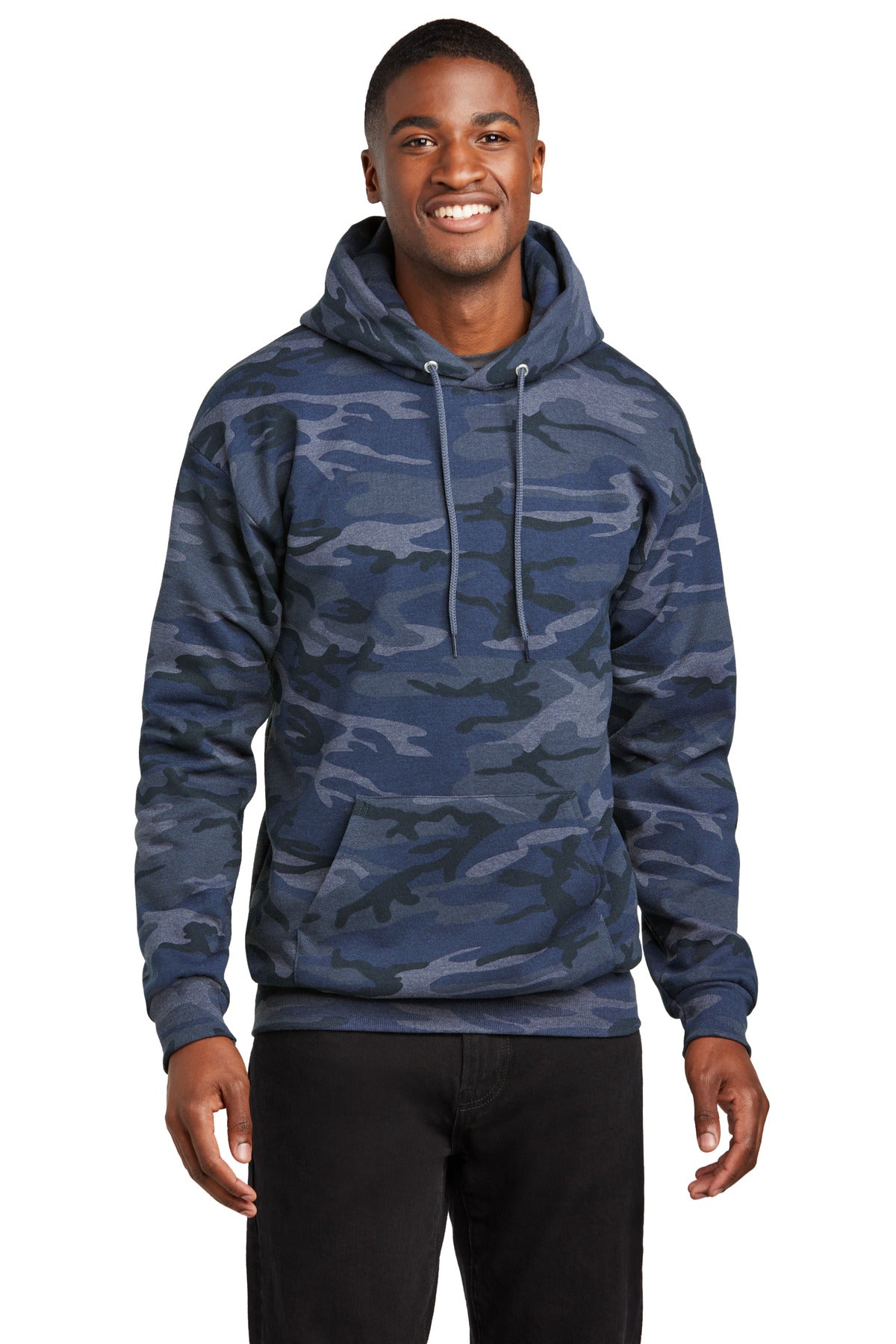 Port & Coâ„¢ Core Fleece Camo Pullover Hooded Sweatshirt. PC78HC