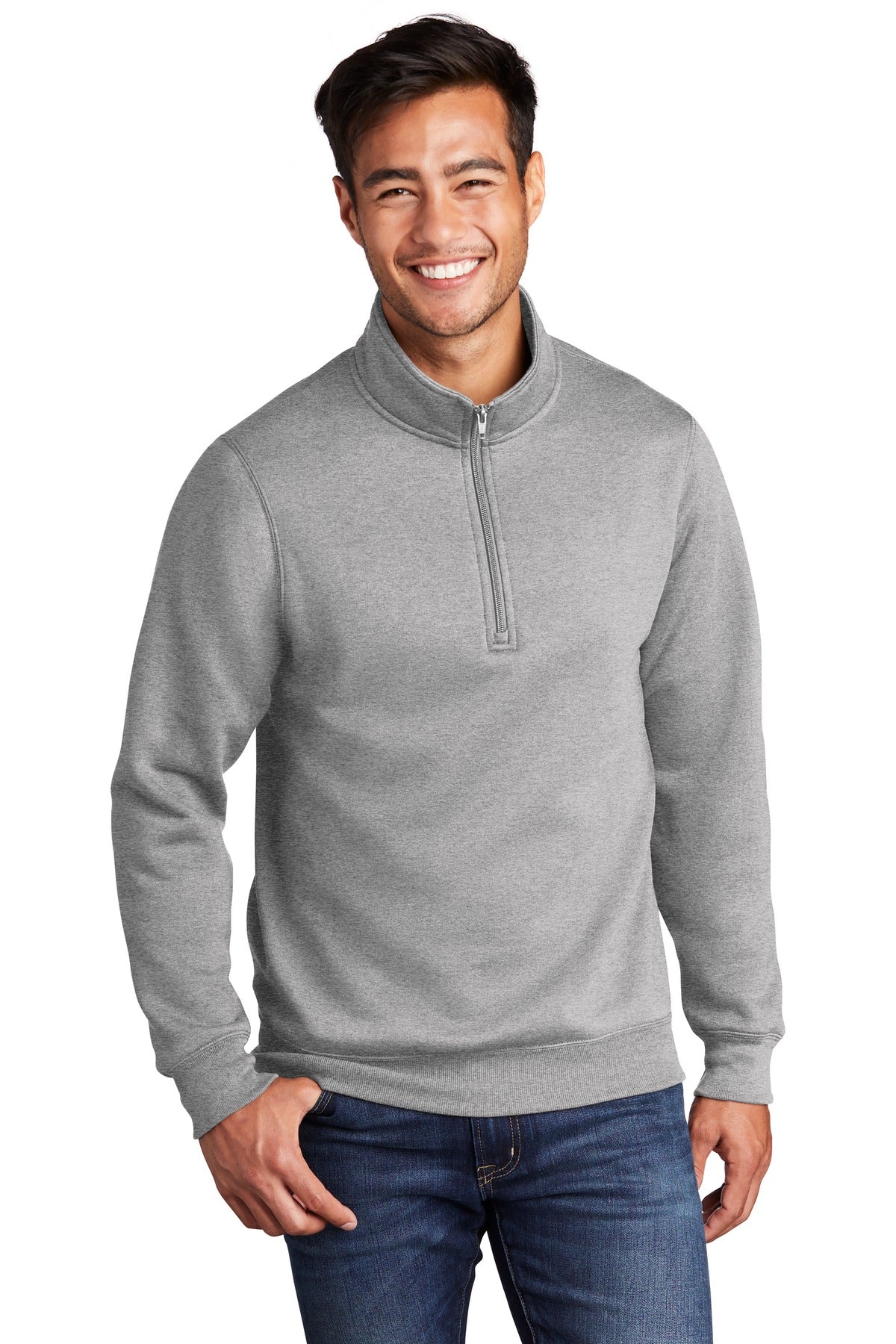Port & Coâ„¢ Core Fleece 1/4-Zip Pullover Sweatshirt PC78Q