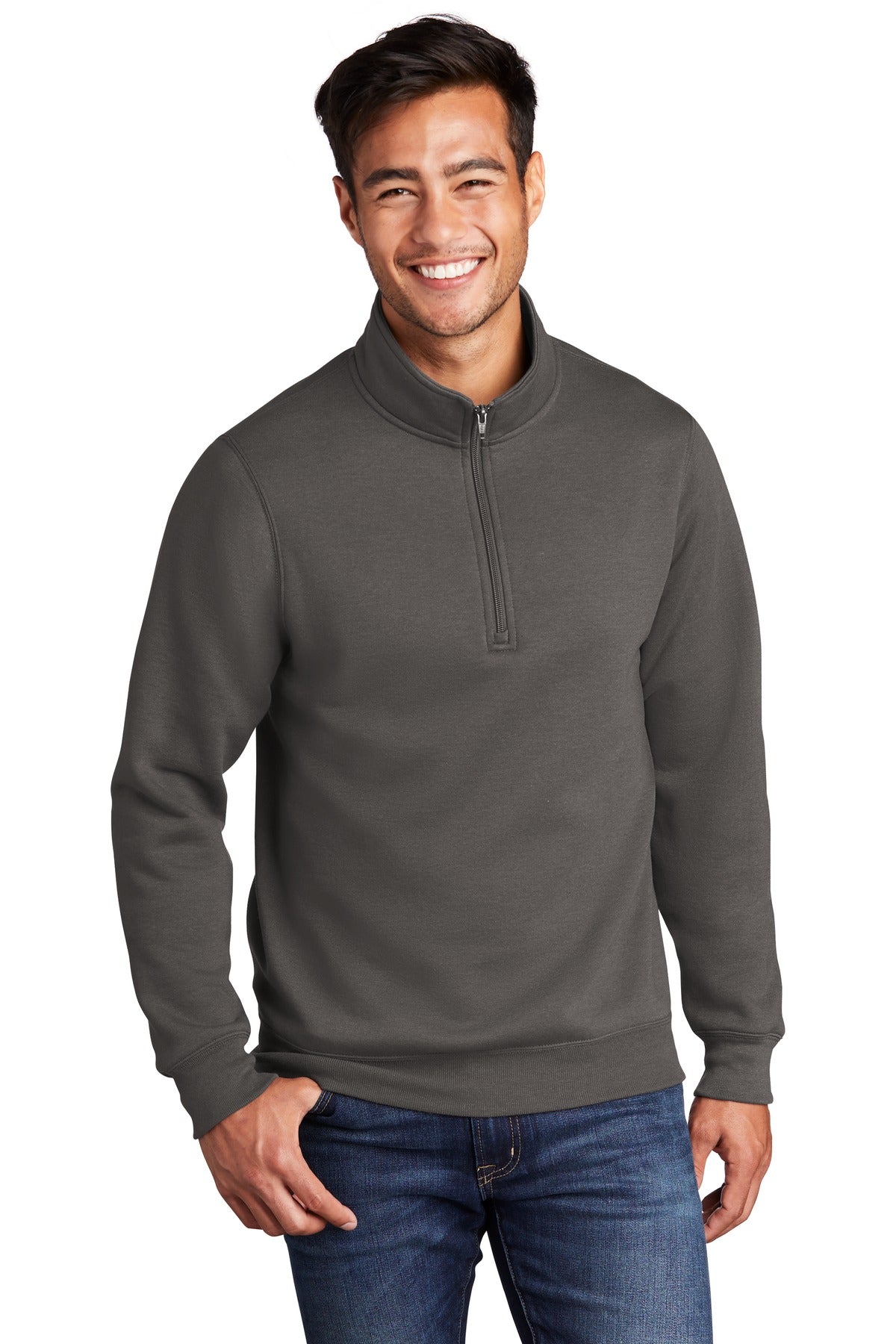 Port & Coâ„¢ Core Fleece 1/4-Zip Pullover Sweatshirt PC78Q