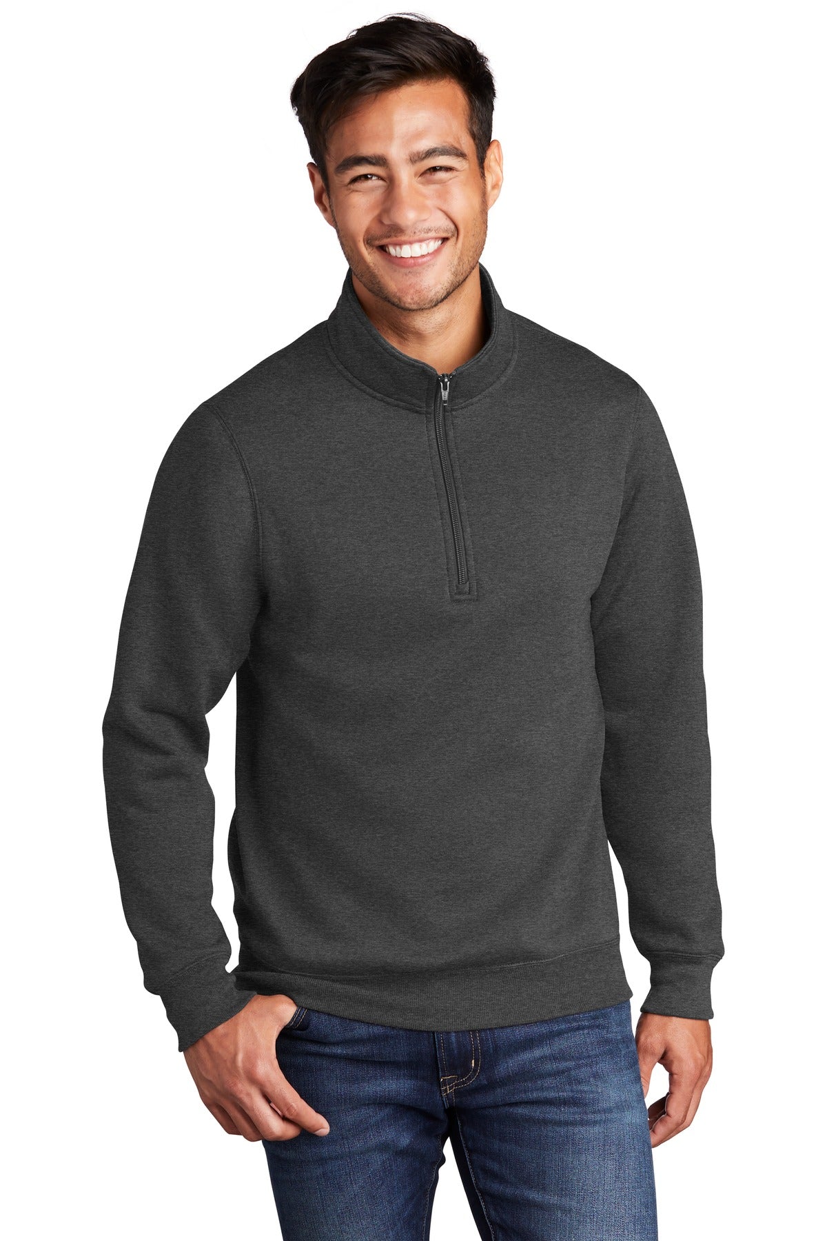 Port & Coâ„¢ Core Fleece 1/4-Zip Pullover Sweatshirt PC78Q