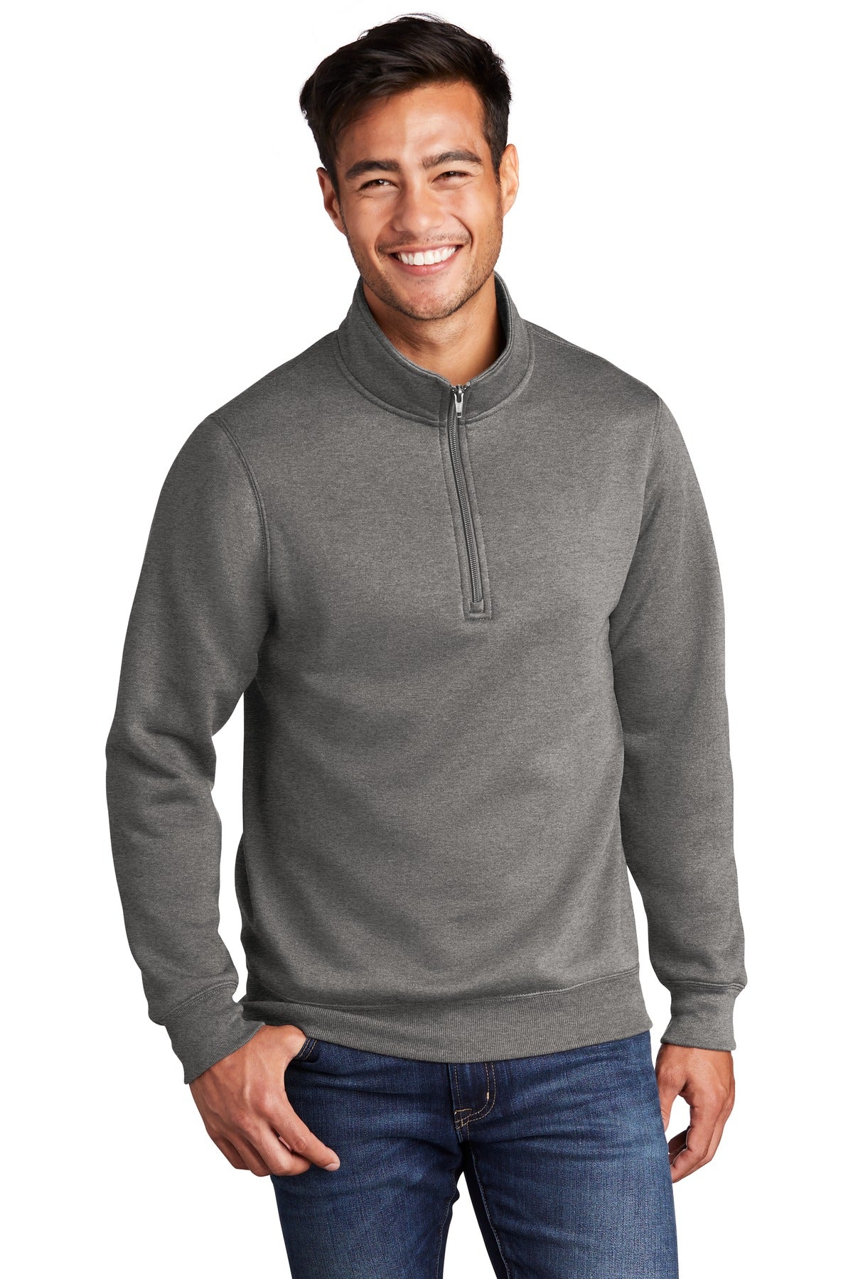Port & Coâ„¢ Core Fleece 1/4-Zip Pullover Sweatshirt PC78Q