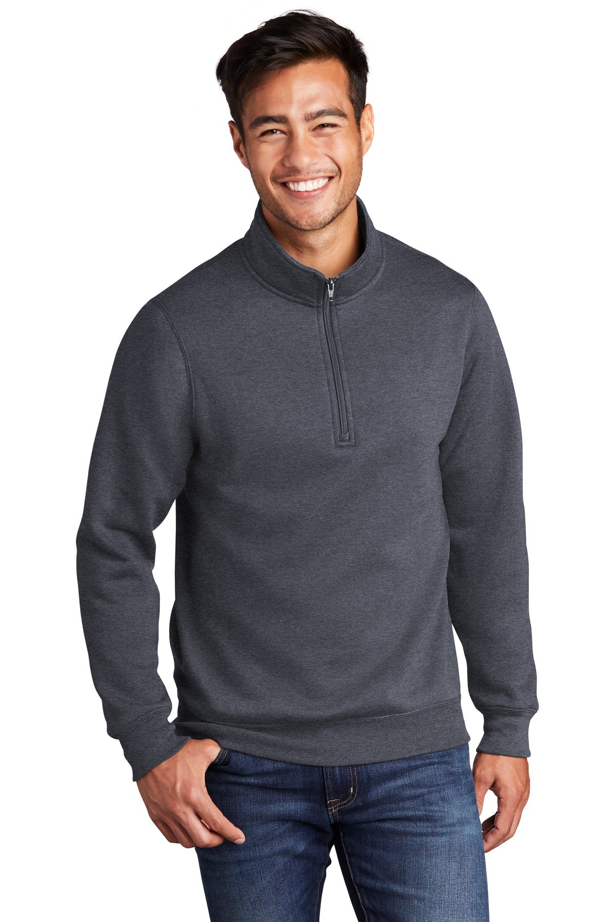 Port & Coâ„¢ Core Fleece 1/4-Zip Pullover Sweatshirt PC78Q