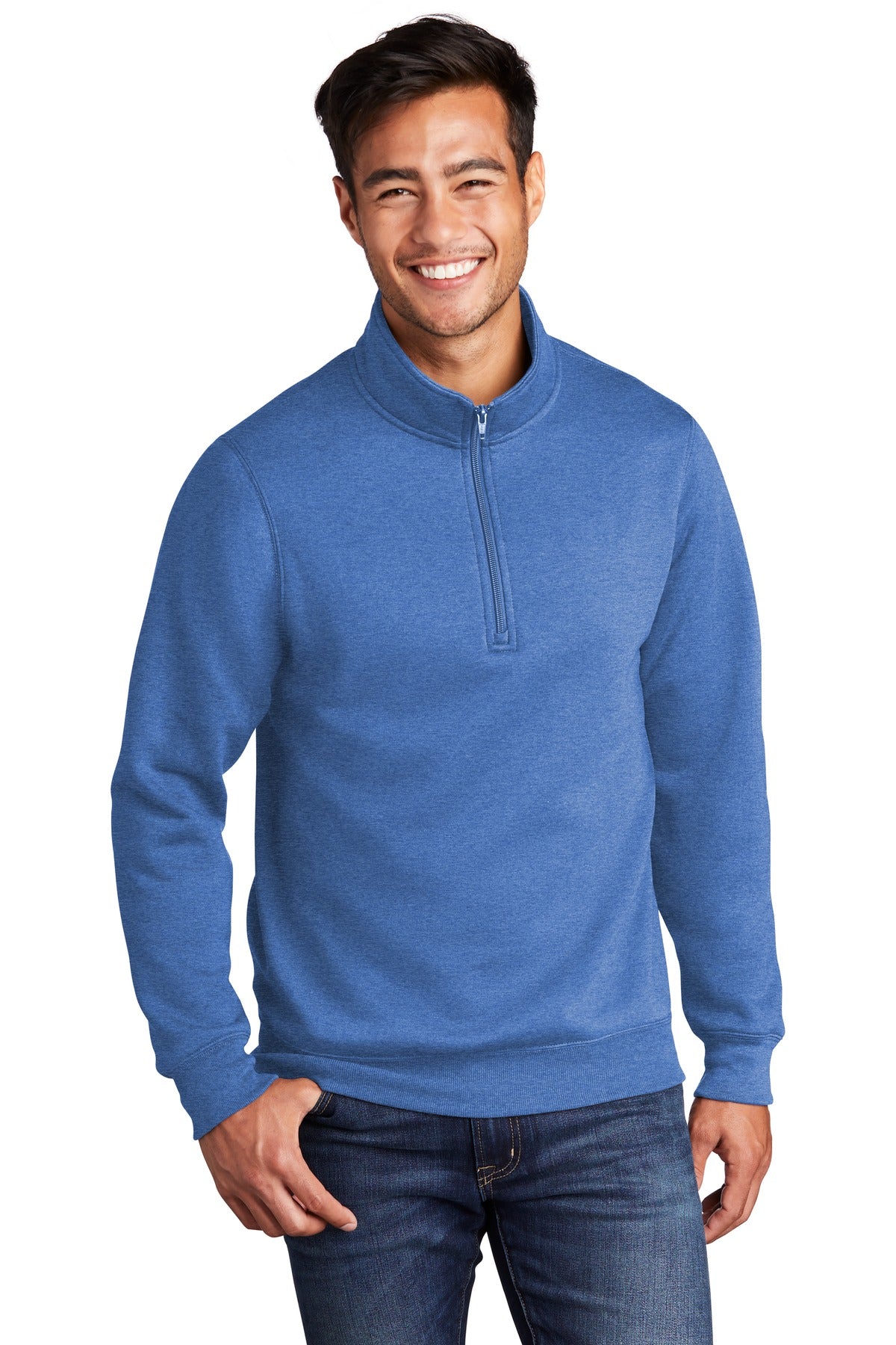 Port & Coâ„¢ Core Fleece 1/4-Zip Pullover Sweatshirt PC78Q