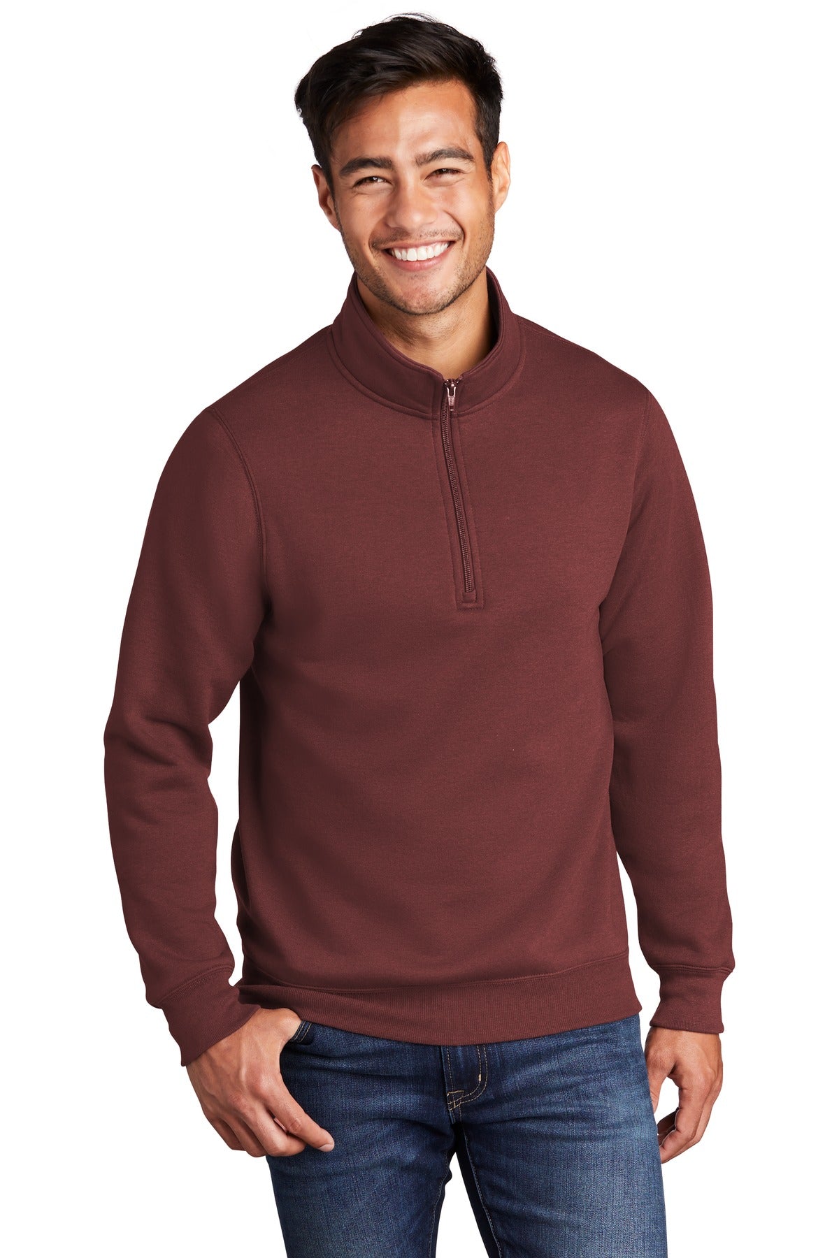 Port & Coâ„¢ Core Fleece 1/4-Zip Pullover Sweatshirt PC78Q