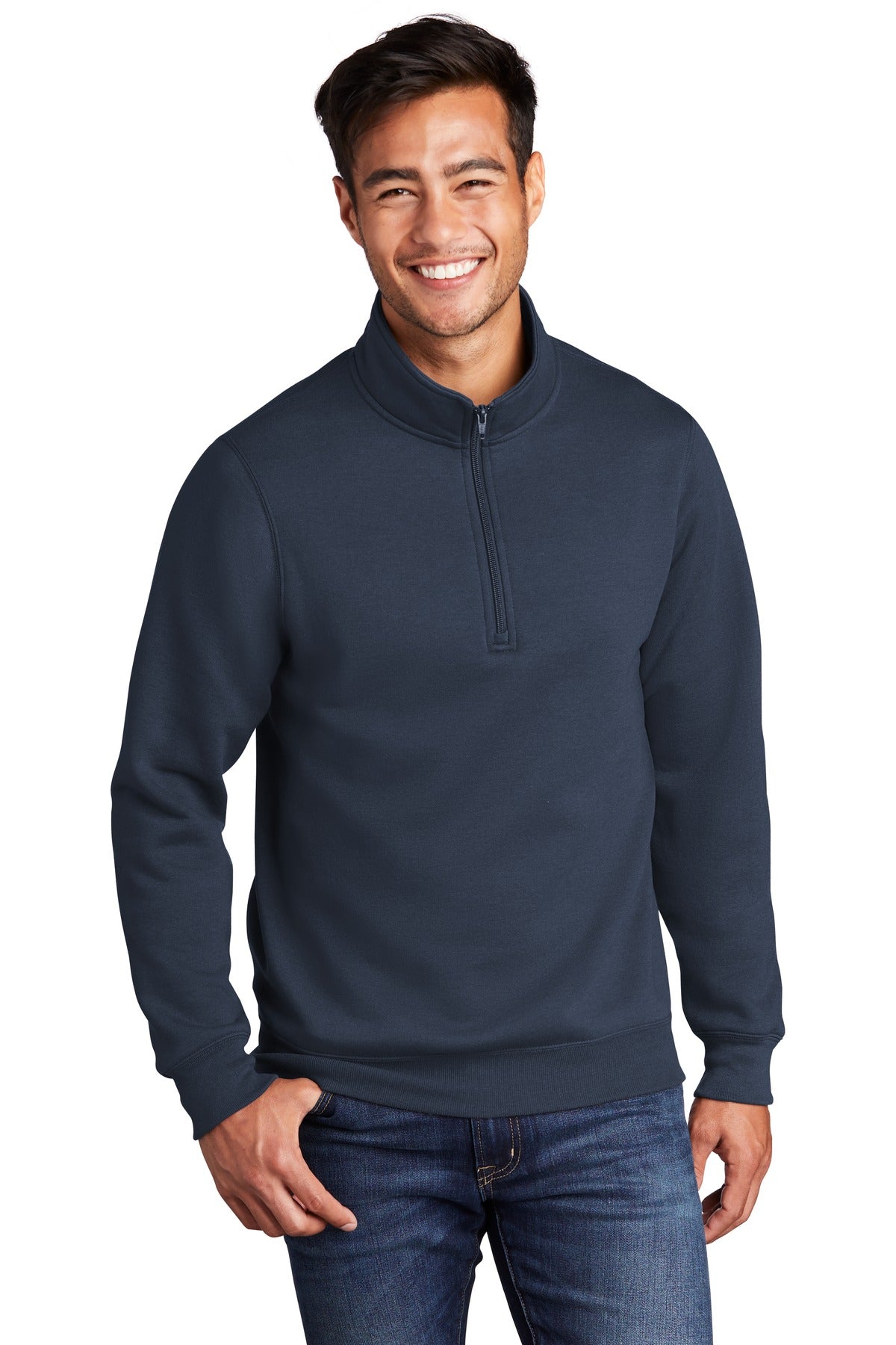Port & Coâ„¢ Core Fleece 1/4-Zip Pullover Sweatshirt PC78Q