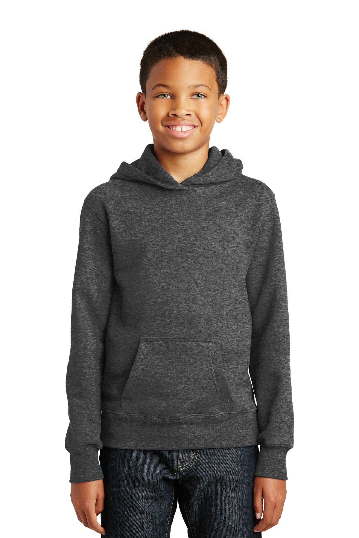 Port & Coâ„¢ Youth Fan Favorite Fleece Pullover Hooded Sweatshirt. PC850YH