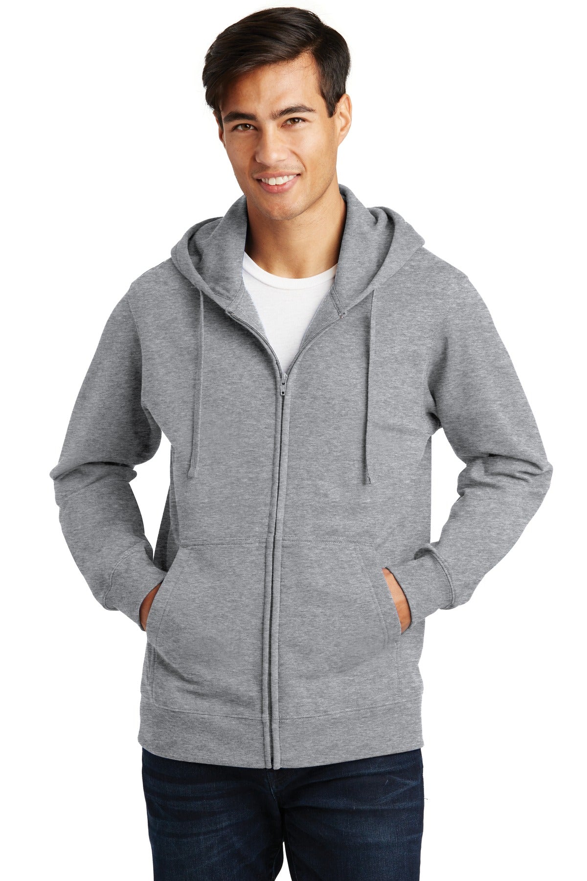 Port & Coâ„¢ Fan Favorite Fleece Full-Zip Hooded Sweatshirt. PC850ZH