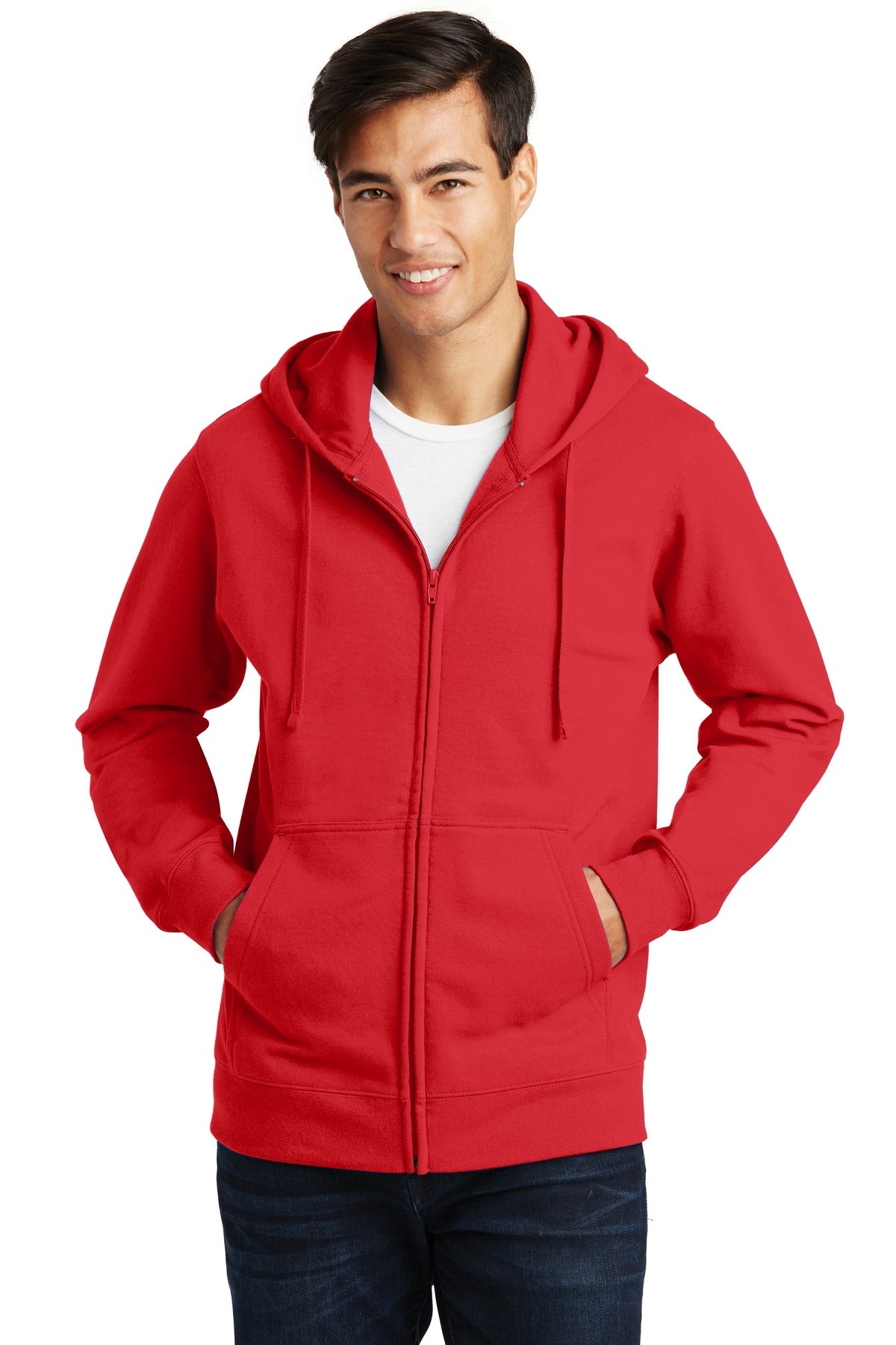 Port & Coâ„¢ Fan Favorite Fleece Full-Zip Hooded Sweatshirt. PC850ZH