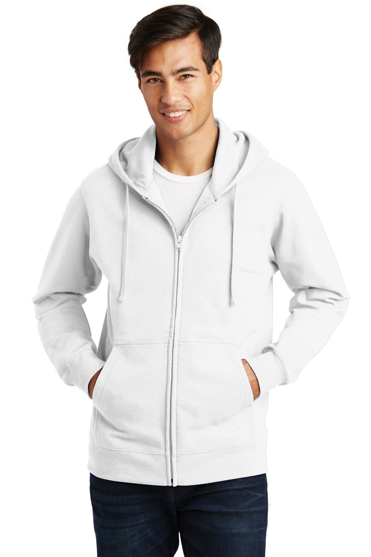 Port & Coâ„¢ Fan Favorite Fleece Full-Zip Hooded Sweatshirt. PC850ZH