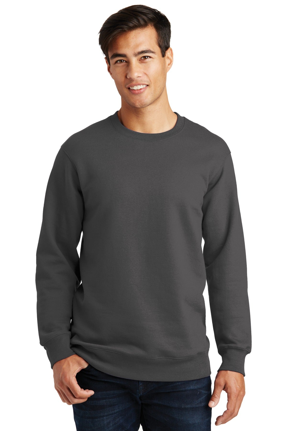 Port & Coâ„¢ Fan Favorite Fleece Crewneck Sweatshirt. PC850