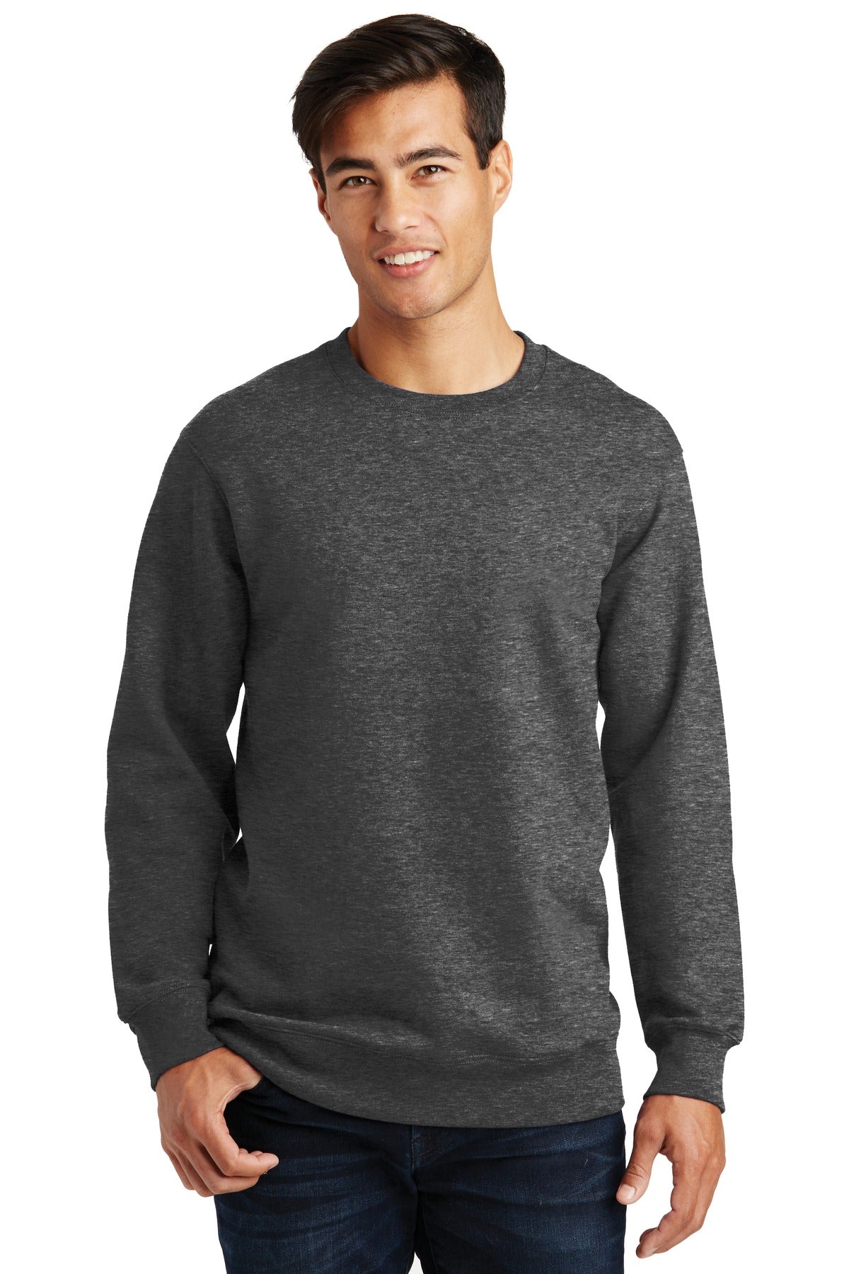Port & Coâ„¢ Fan Favorite Fleece Crewneck Sweatshirt. PC850