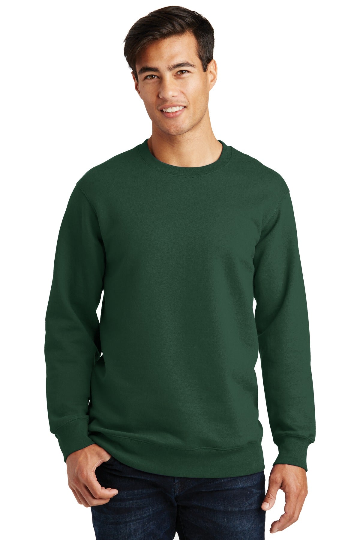 Port & Coâ„¢ Fan Favorite Fleece Crewneck Sweatshirt. PC850