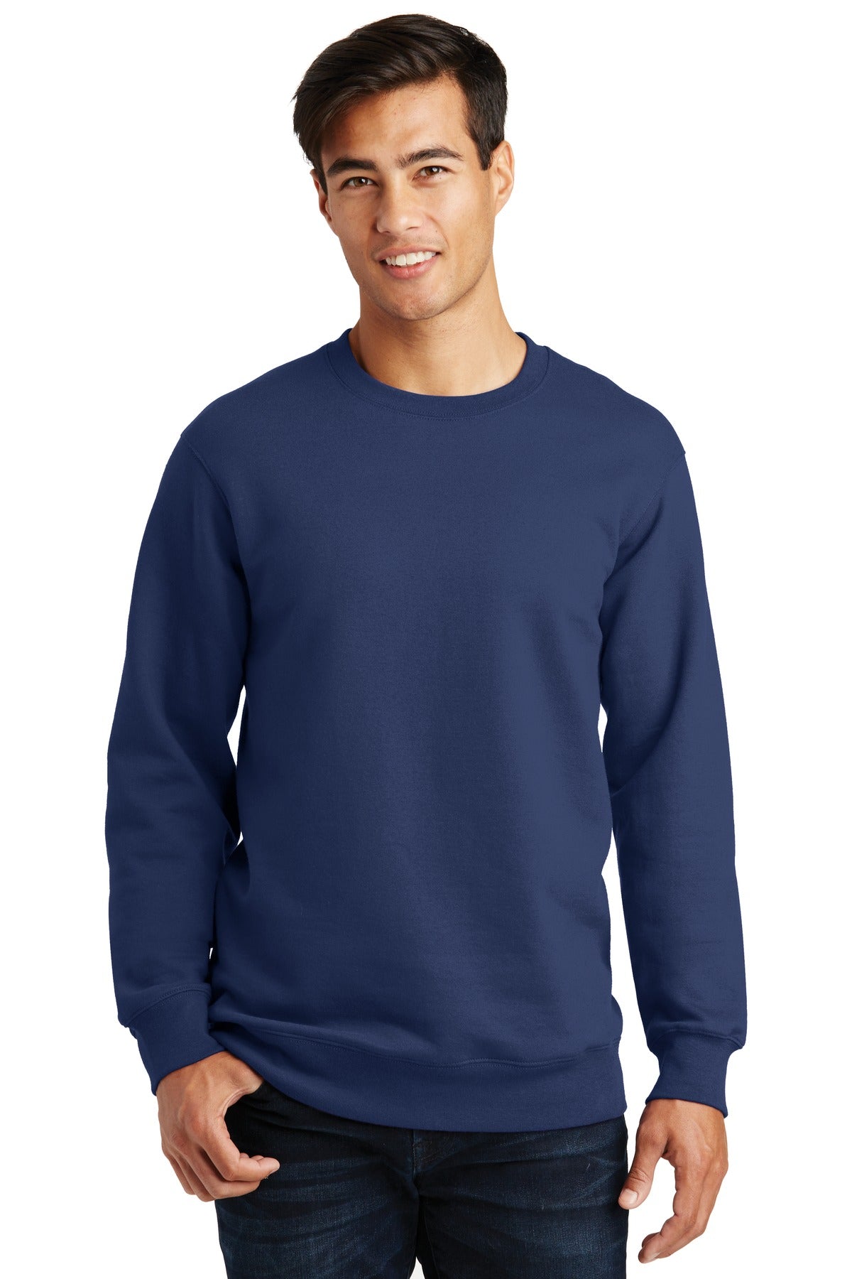 Port & Coâ„¢ Fan Favorite Fleece Crewneck Sweatshirt. PC850