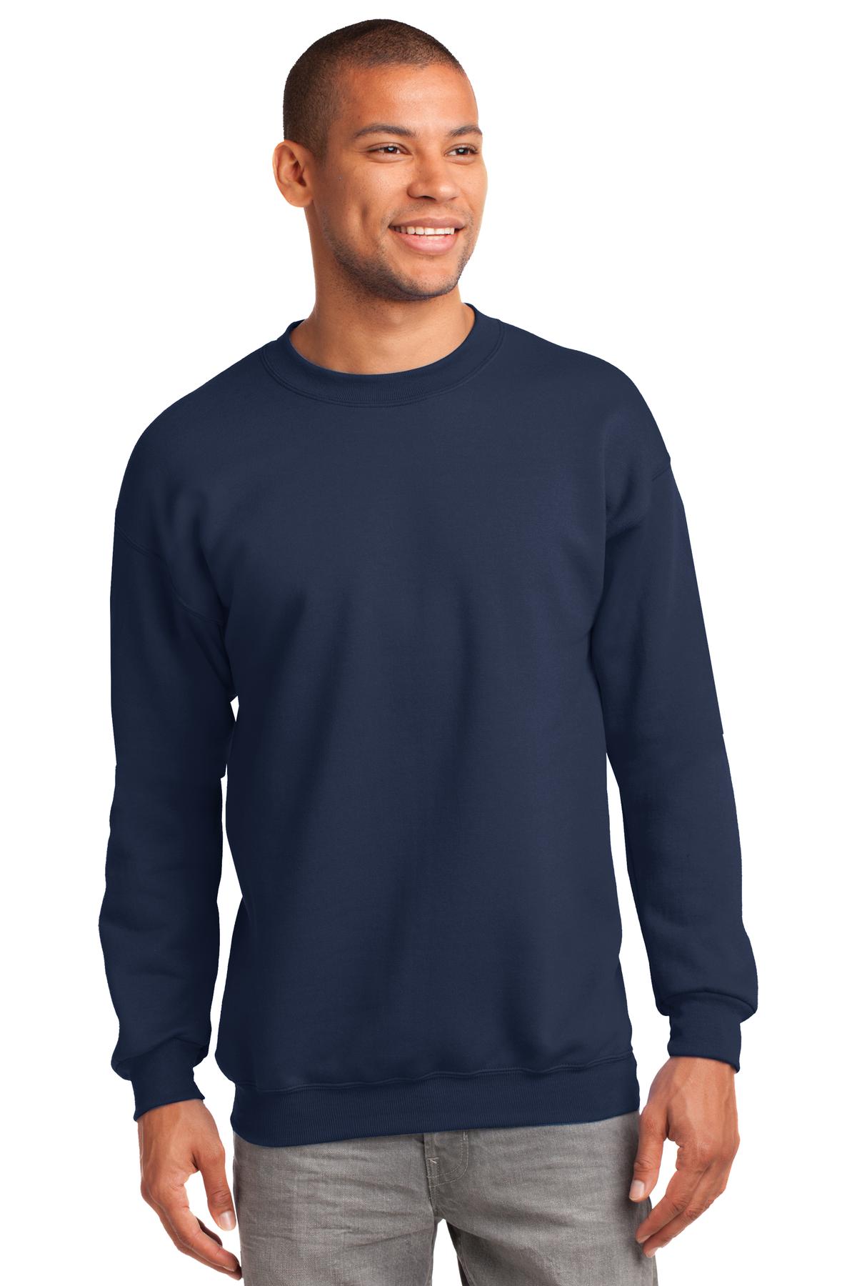 Port & Coâ„¢ Tall Essential Fleece Crewneck Sweatshirt. PC90T