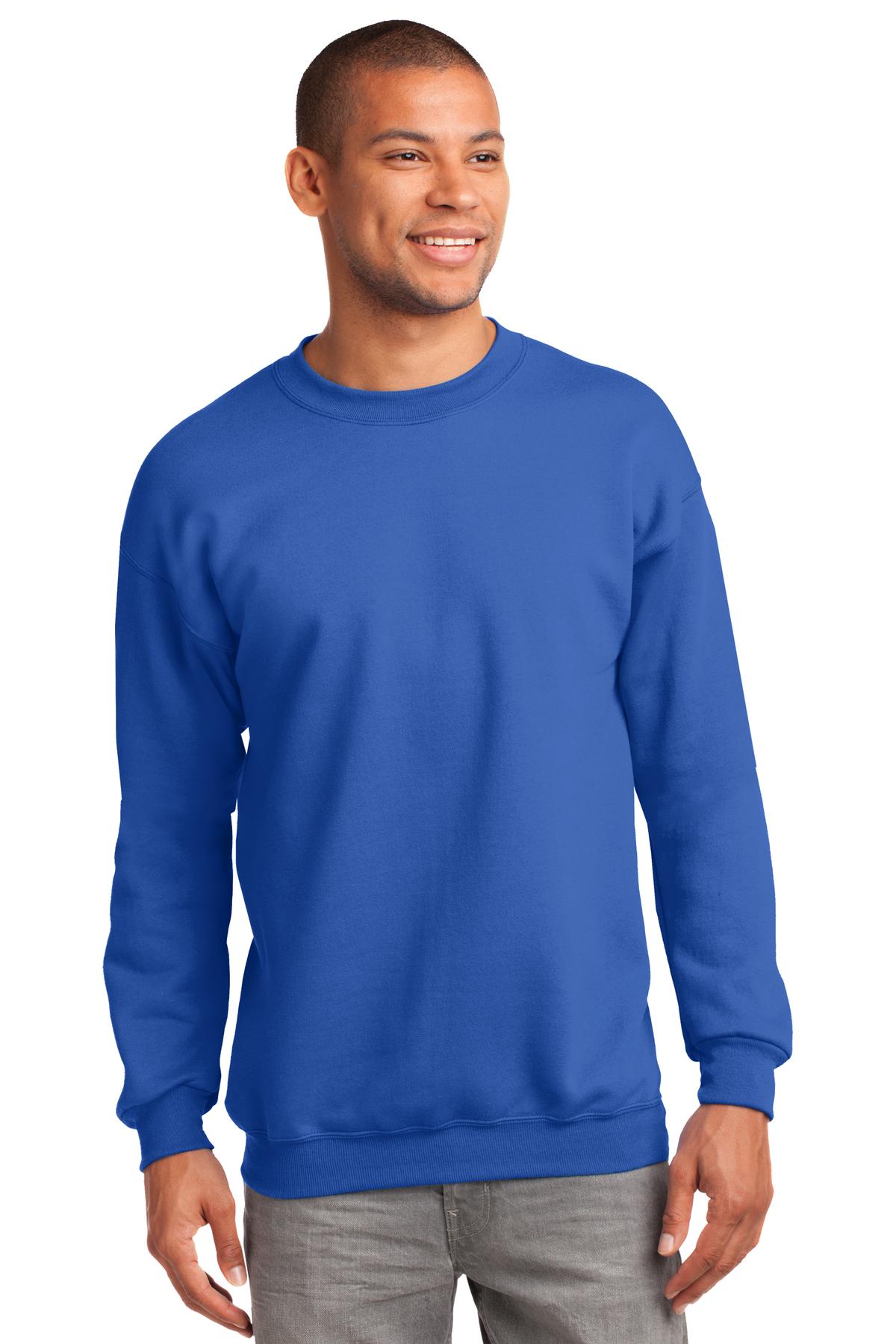 Port & Coâ„¢ Tall Essential Fleece Crewneck Sweatshirt. PC90T