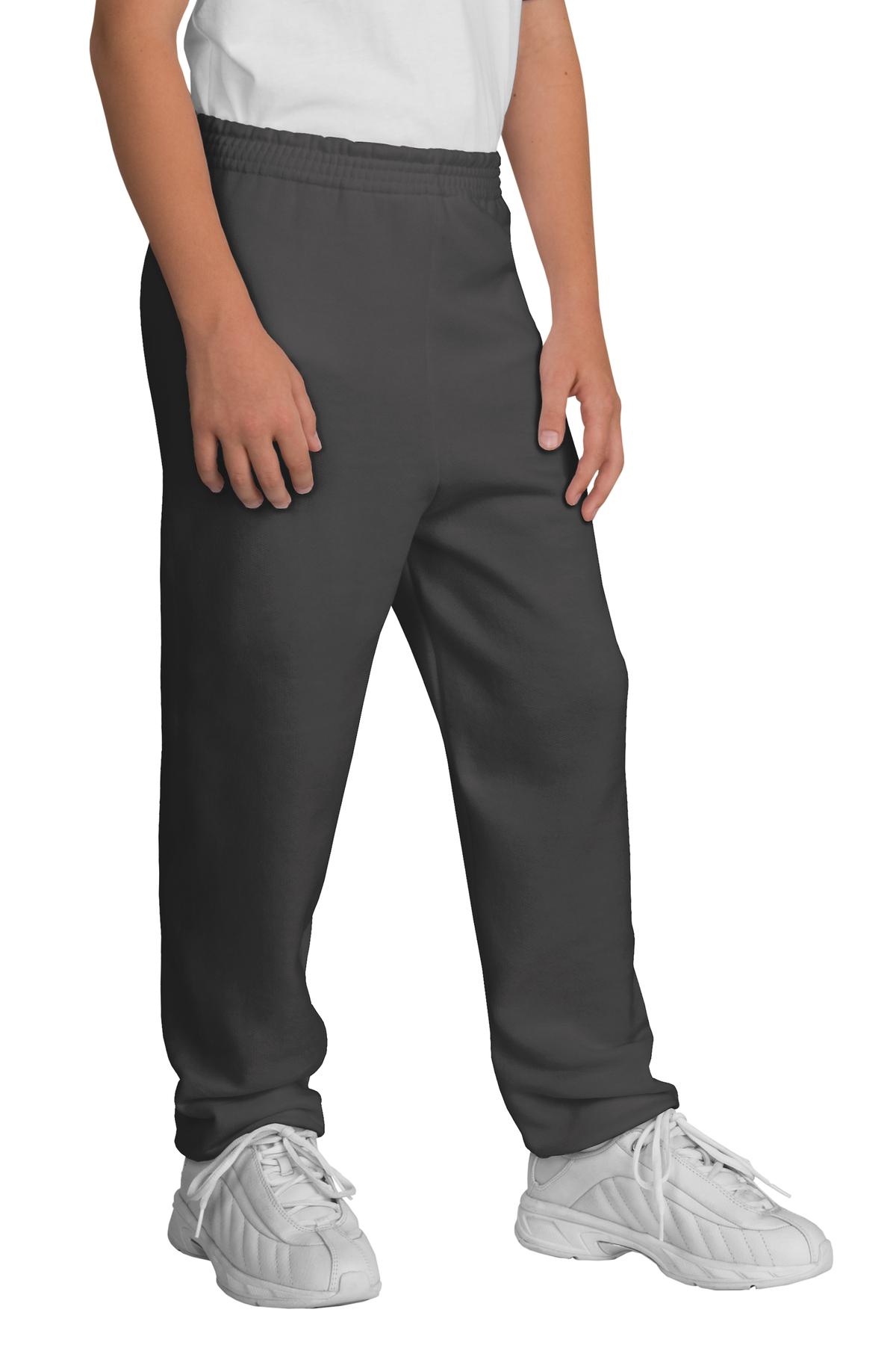 Port & Coâ„¢ Youth Core Fleece Sweatpant. PC90YP