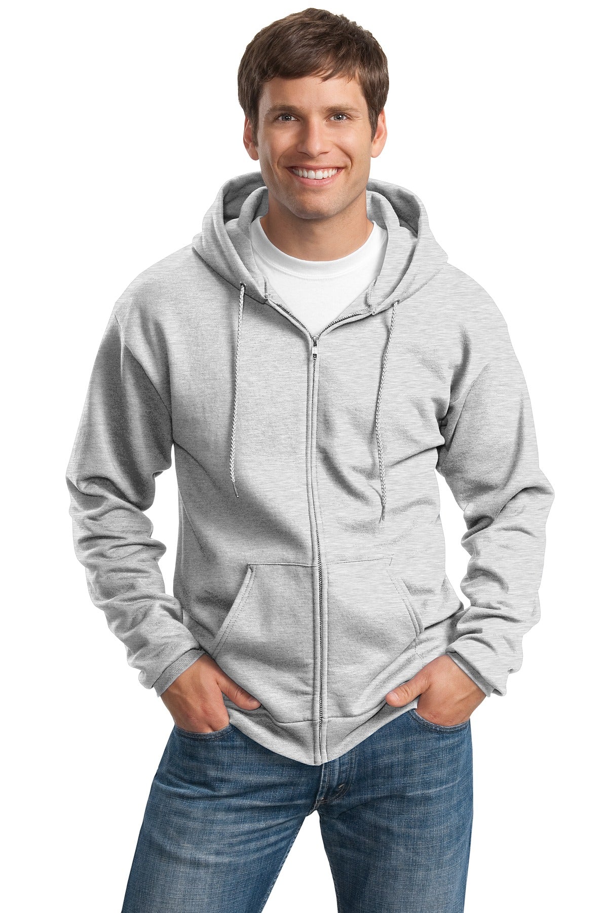 Port & Coâ„¢ Tall Essential Fleece Full-Zip Hooded Sweatshirt. PC90ZHT