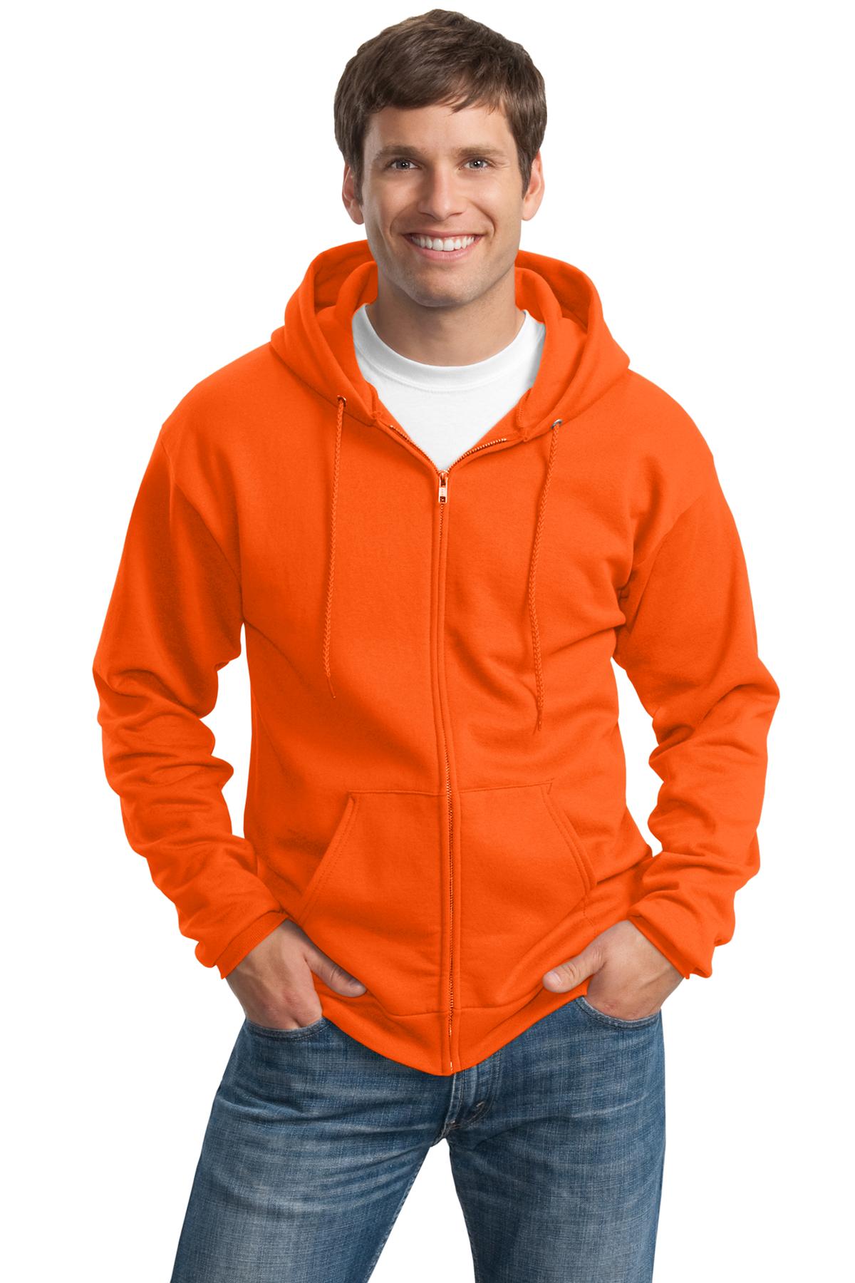 Port & Coâ„¢ Tall Essential Fleece Full-Zip Hooded Sweatshirt. PC90ZHT