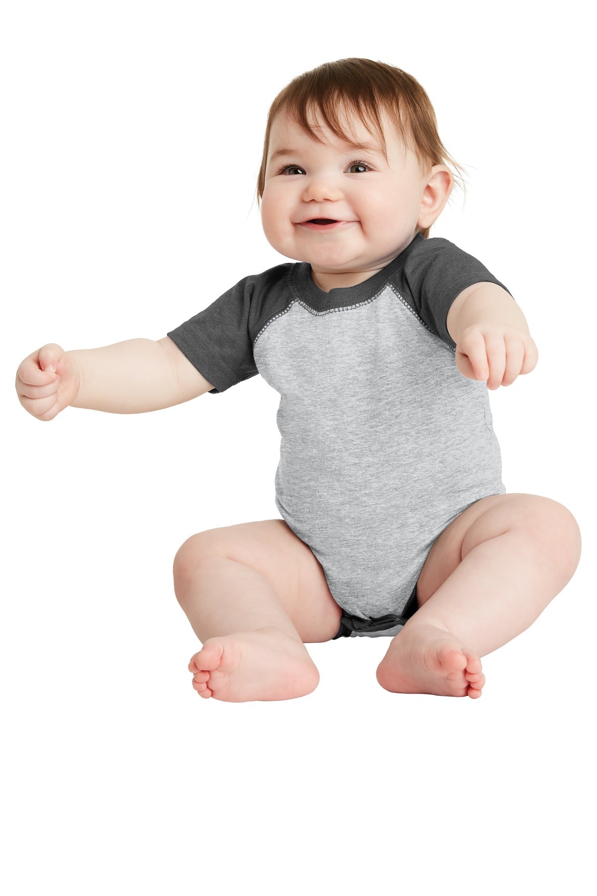 DISCONTINUED Rabbit Skinsâ„¢ Infant Baseball Fine Jersey Bodysuit. RS4430