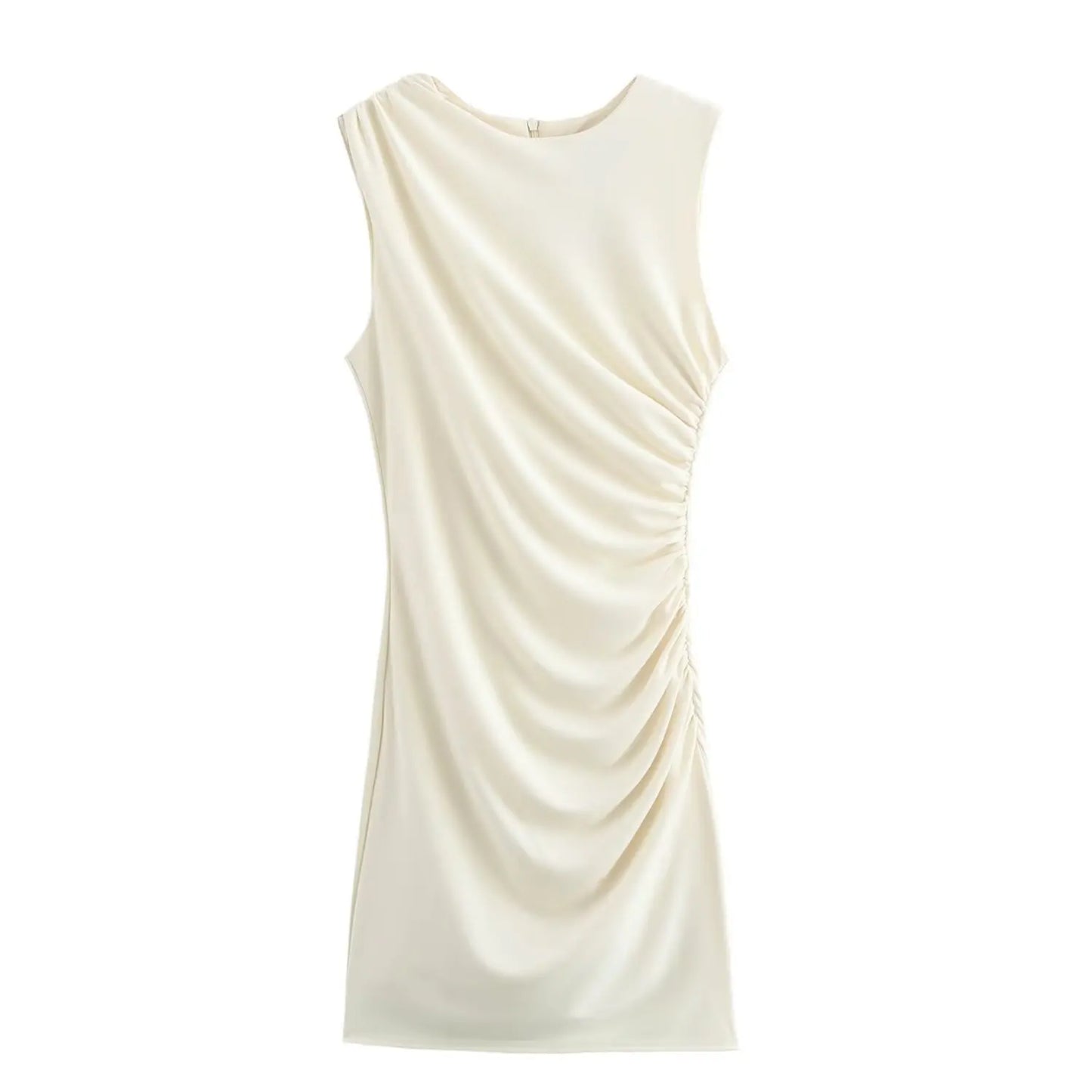 ZARZ self-made European and American style new women's clothing classic fashion pleated decoration short dress 3067260