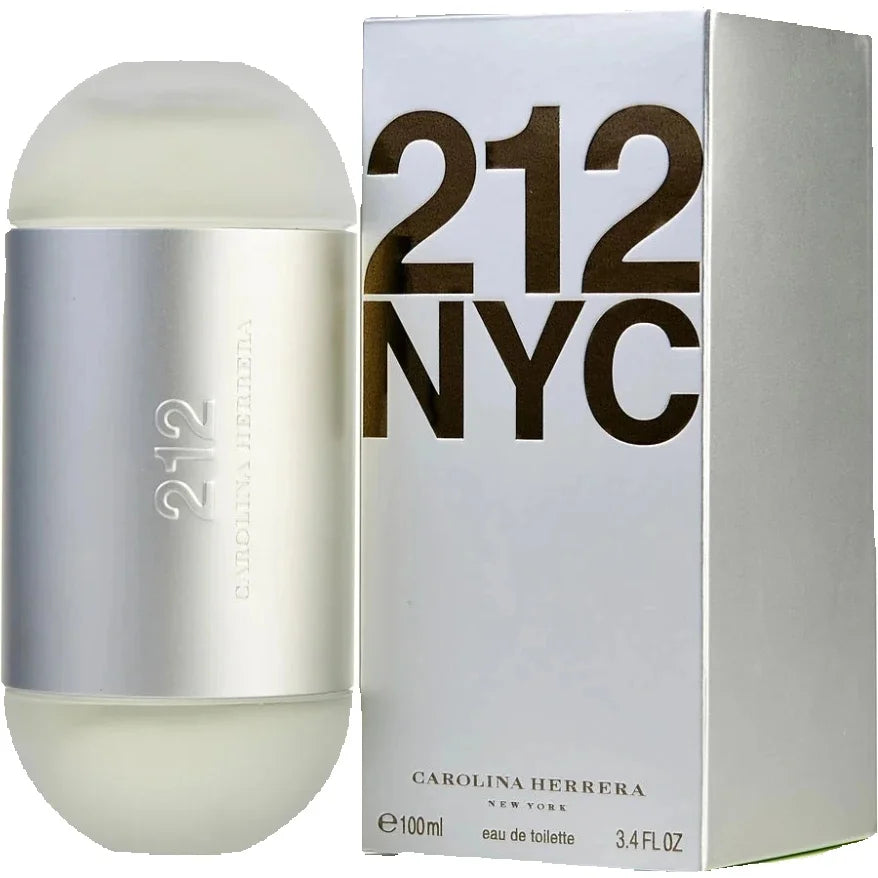 Perfume Carolina Herrera 212 para mujer Eau De Toilette Spray 100ml Fragancia Floral y Frutal Nota Duradera Fragancia Original