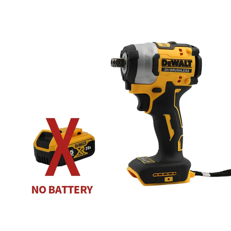 Llave de impacto DEWALT DCF922 de 20 V con carga sin escobillas, par potente, iluminación LED, control de velocidad continuo, herramienta resistente y duradera