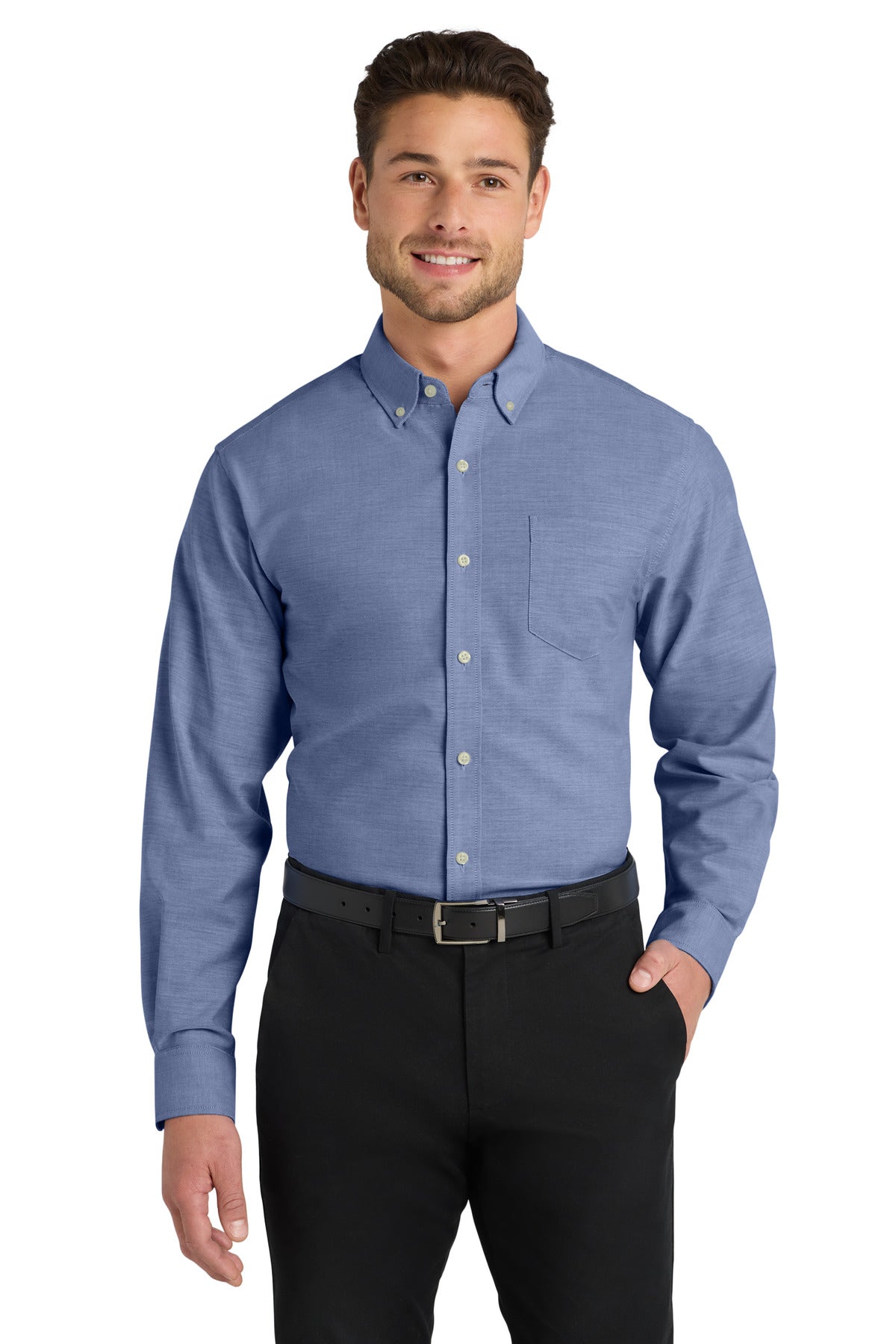 Port Authority ® Untucked Fit SuperPro ™ Oxford S651