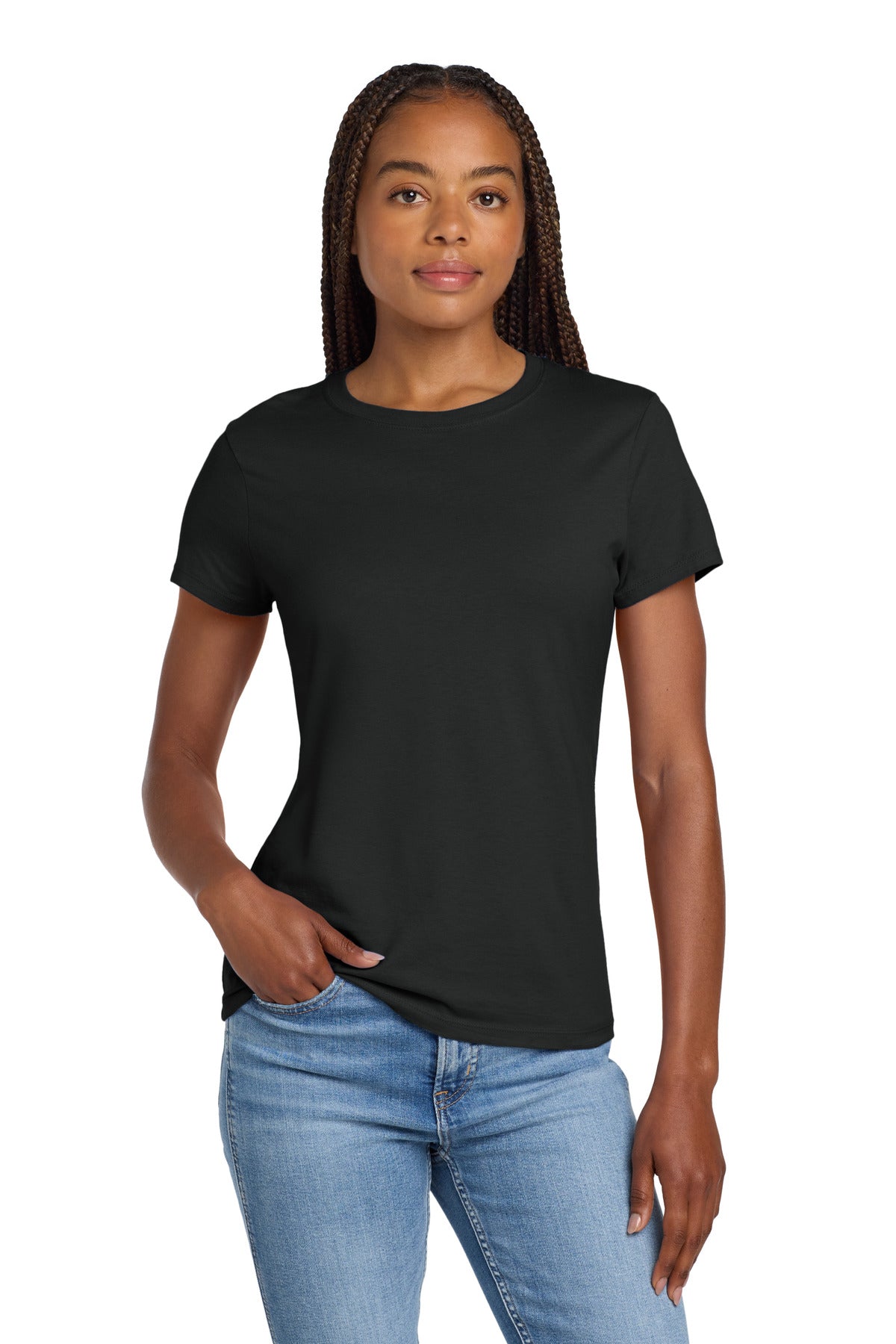 Camiseta de algodón Perfect-T para mujer de Hanes®. SL04