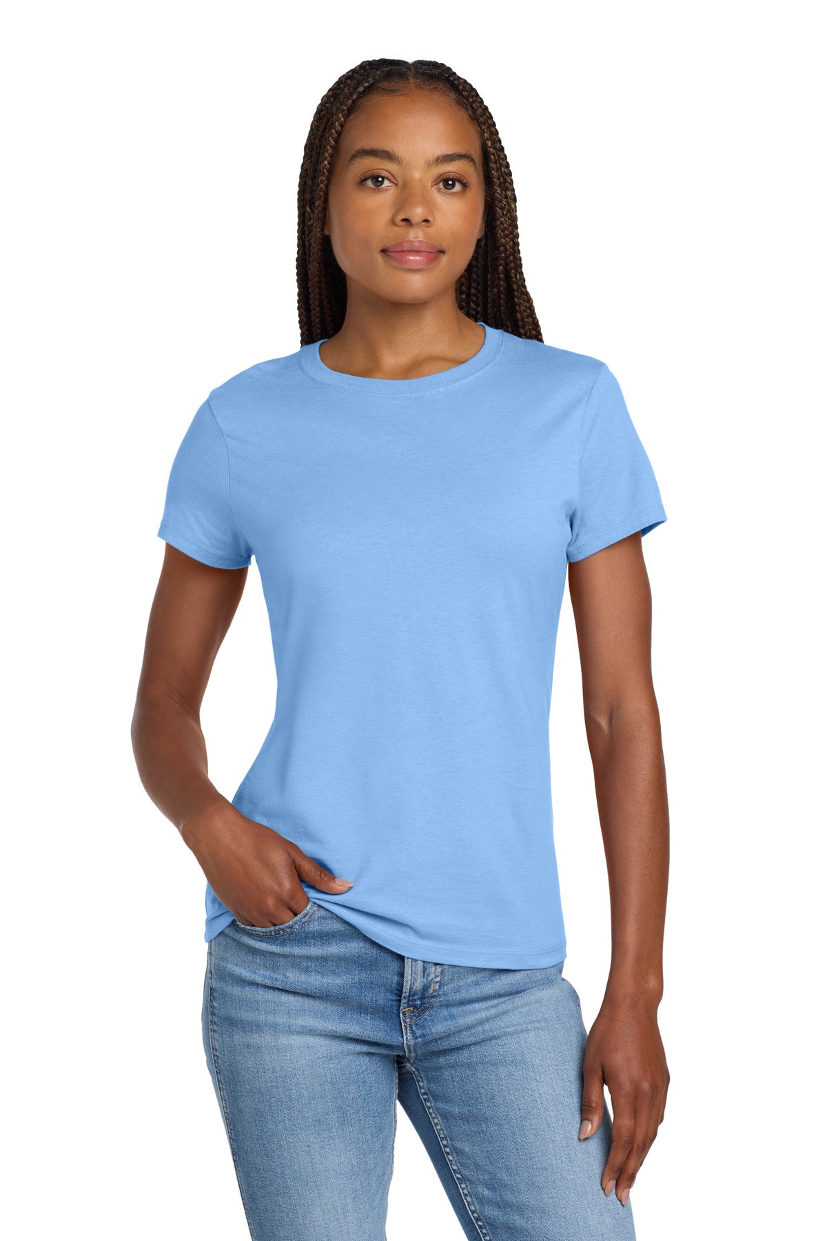Camiseta de algodón Perfect-T para mujer de Hanes®. SL04
