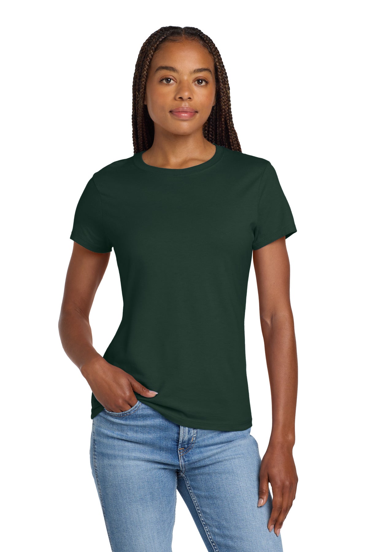 Camiseta de algodón Perfect-T para mujer de Hanes®. SL04