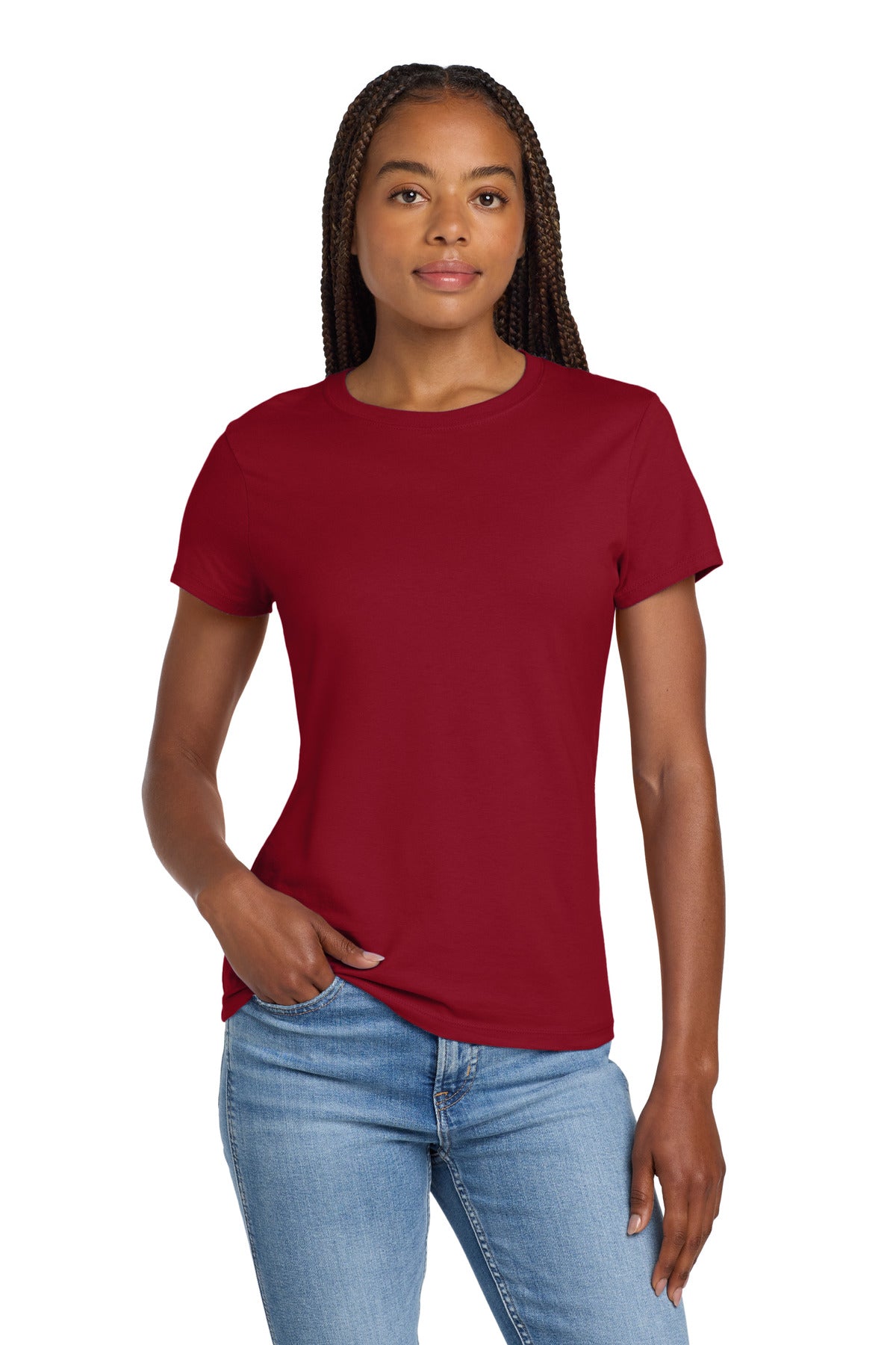 Camiseta de algodón Perfect-T para mujer de Hanes®. SL04