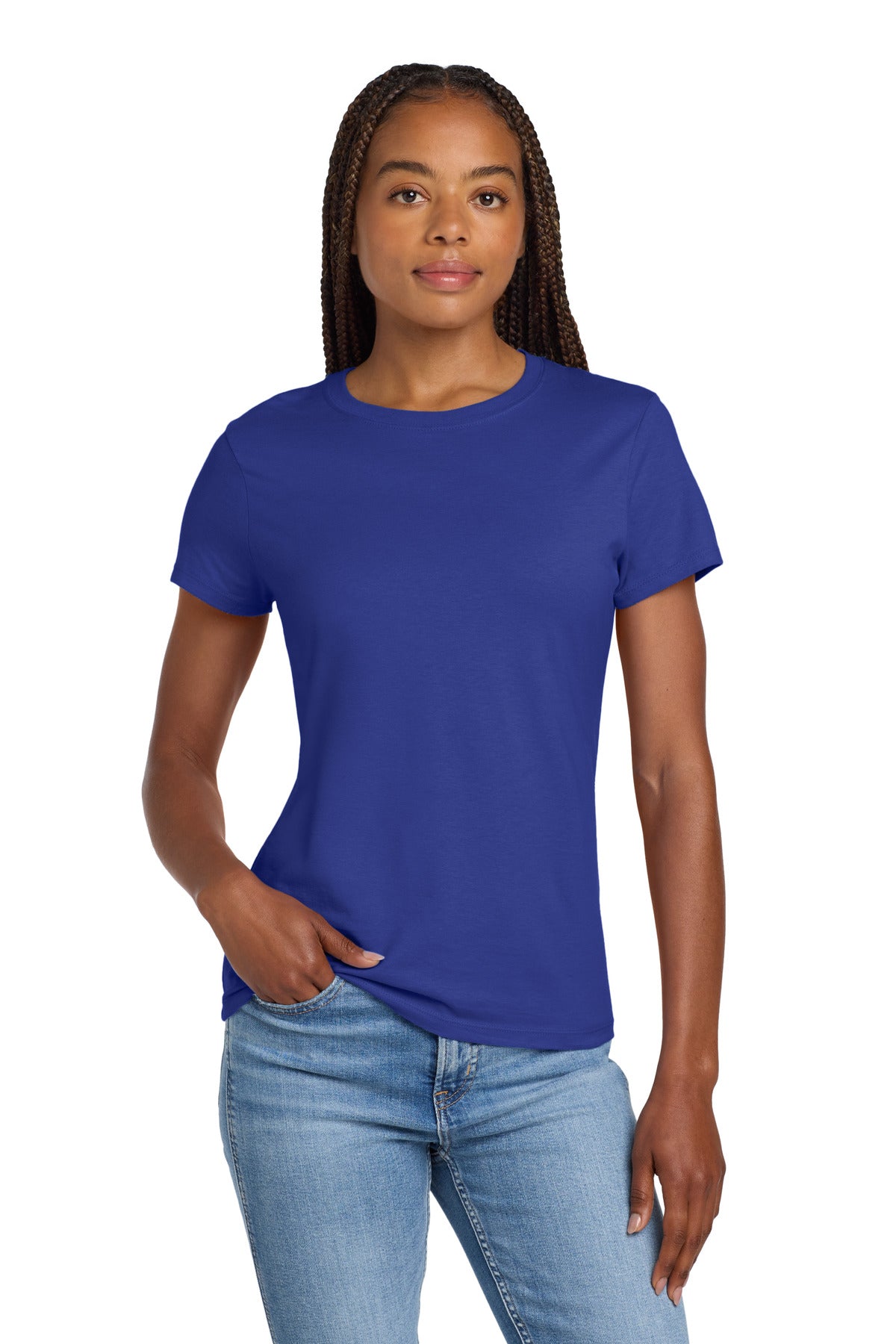 Camiseta de algodón Perfect-T para mujer de Hanes®. SL04
